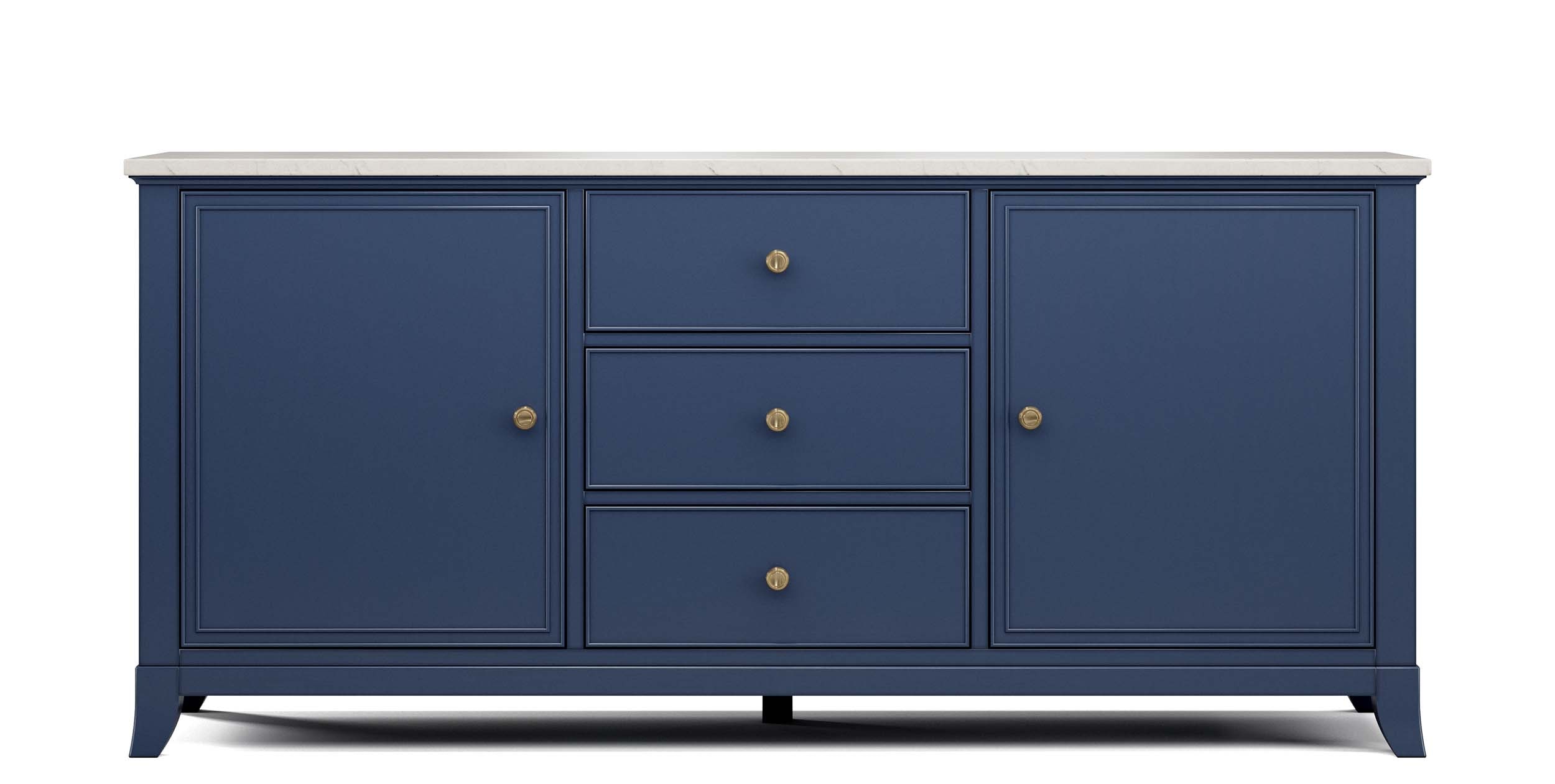 CTH-Sherrill Occasional 2 Door, 3 Drawer Credenza 45AL-2333NP