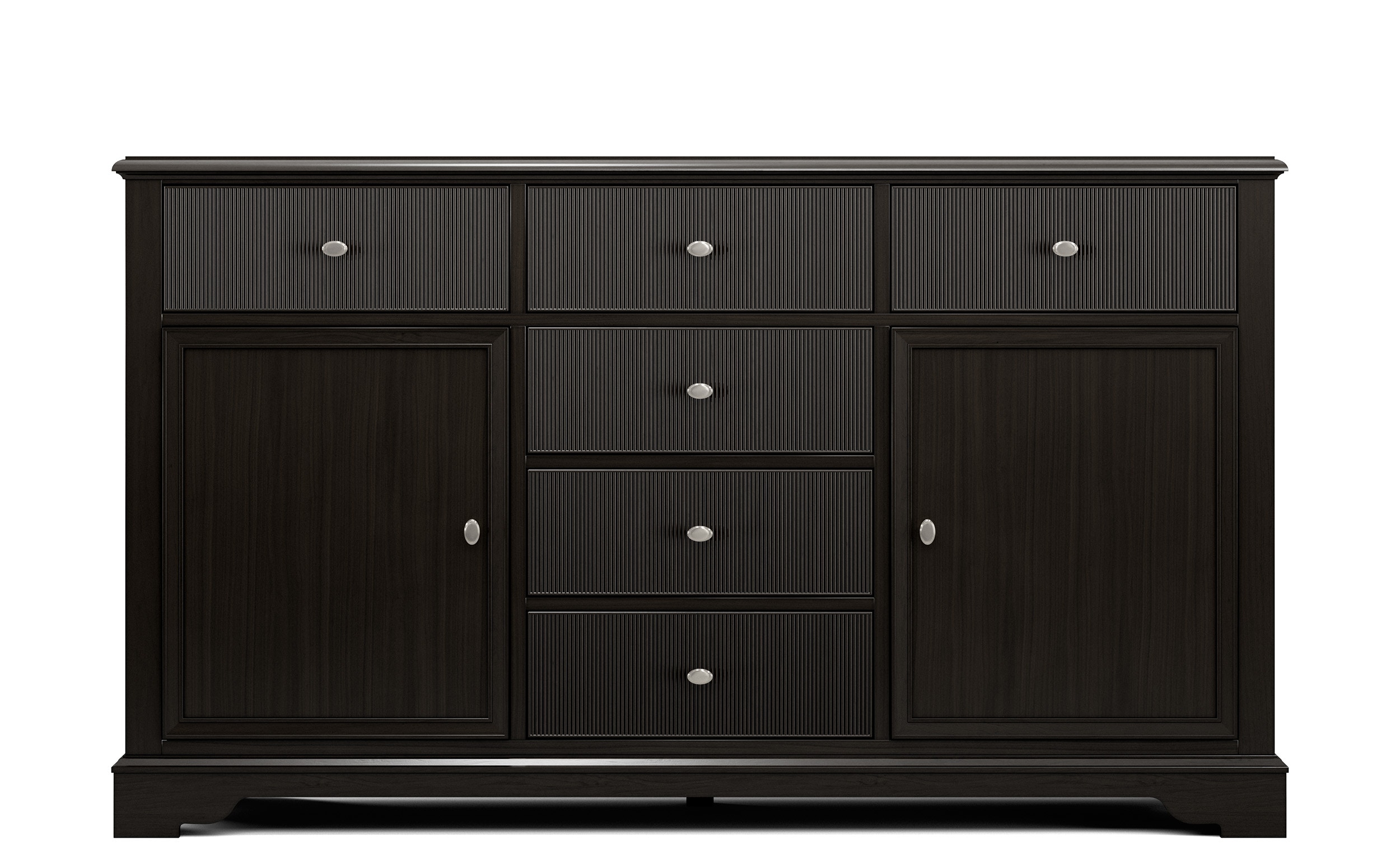 CTH-Sherrill Occasional 2 Door, 6 Drawer Bar 45E1-4567G3