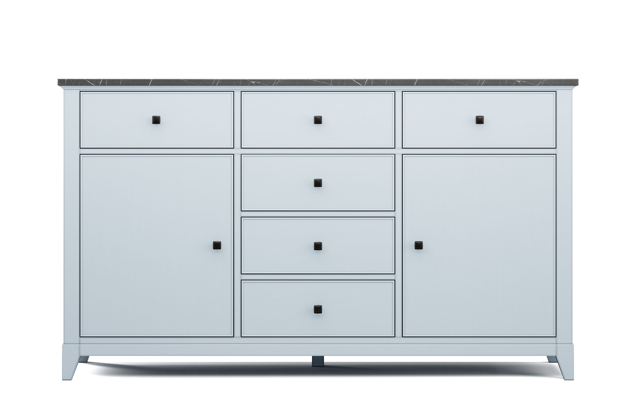 CTH-Sherrill Occasional 2 Door, 6 Drawer Bar 45ED-222MBP