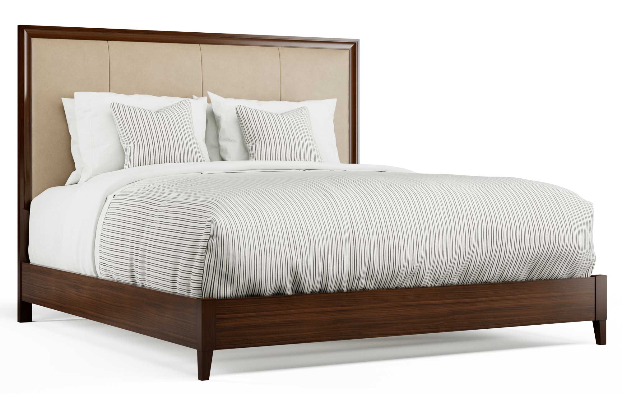 CTH-Sherrill Occasional Leather King Bed with Low Footboard 45K2-0200G1