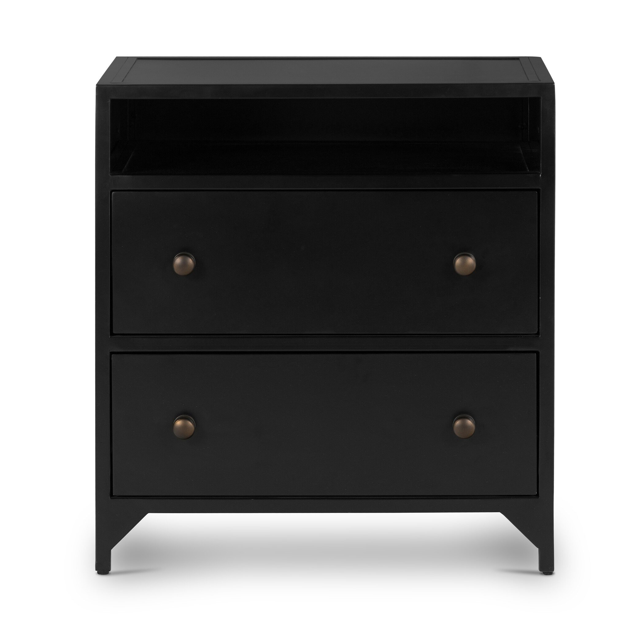 Four Hands Furniture Belmont 2 Drawer Nightstand - Black 104440-003
