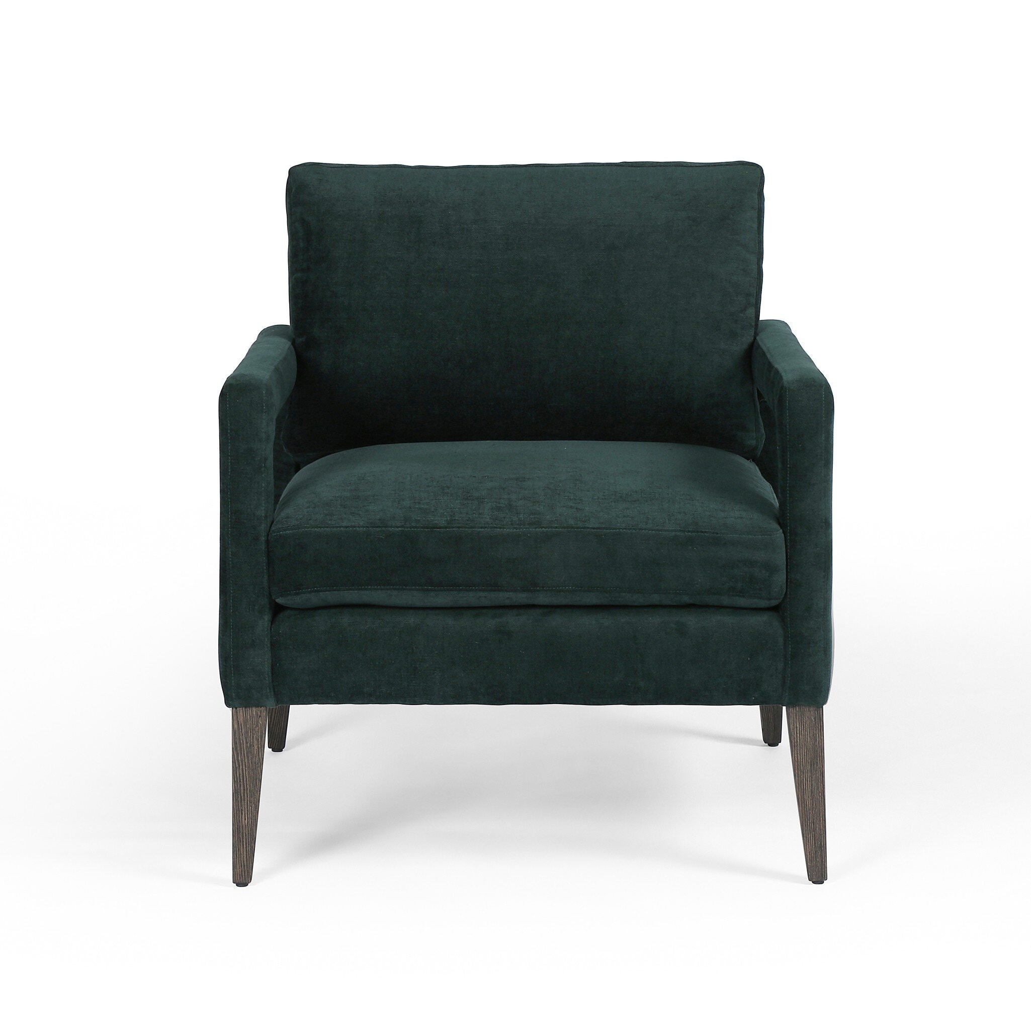 Four Hands Furniture Olson Chair - Emerald Worn Velvet 105771-007