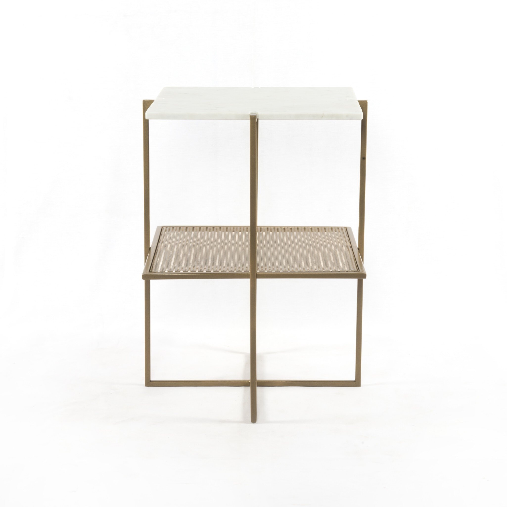 Four Hands Furniture Olivia Nightstand - Antique Brass 106524-004
