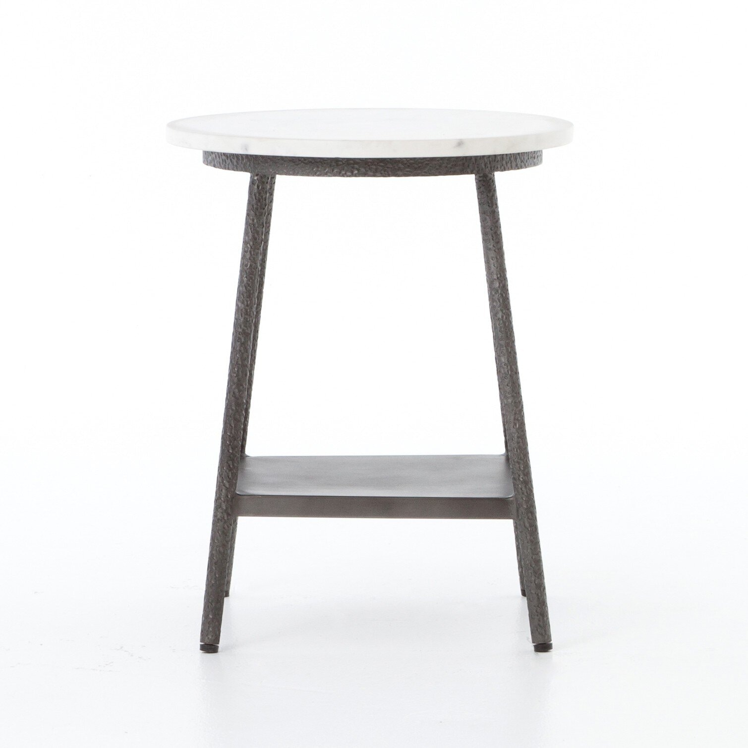 Four Hands Furniture Lark Nightstand - Polished White Marble 106705-003