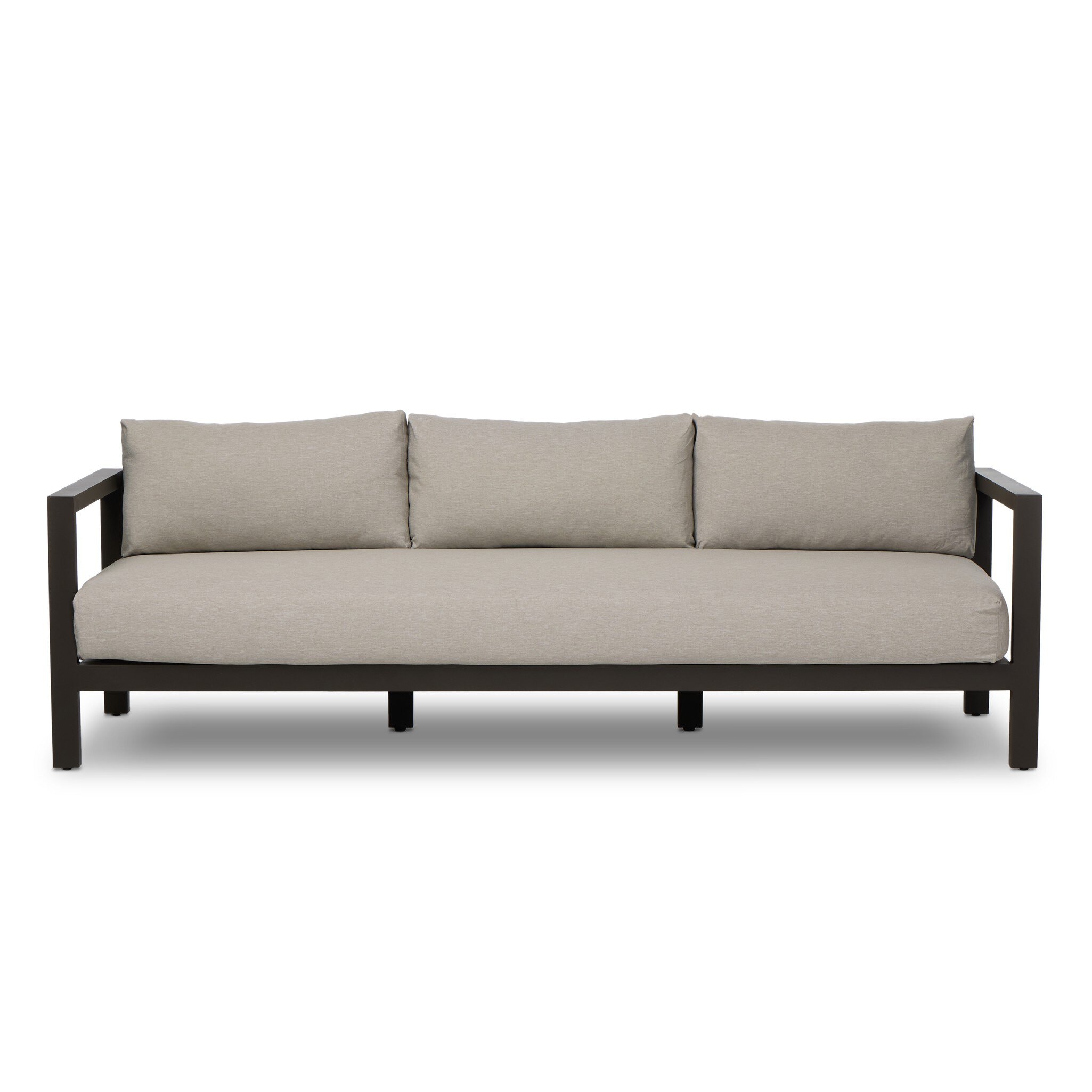 Four Hands Furniture Sonoma Outdoor Sofa-88-Bronze/Stone Grey 106951-017