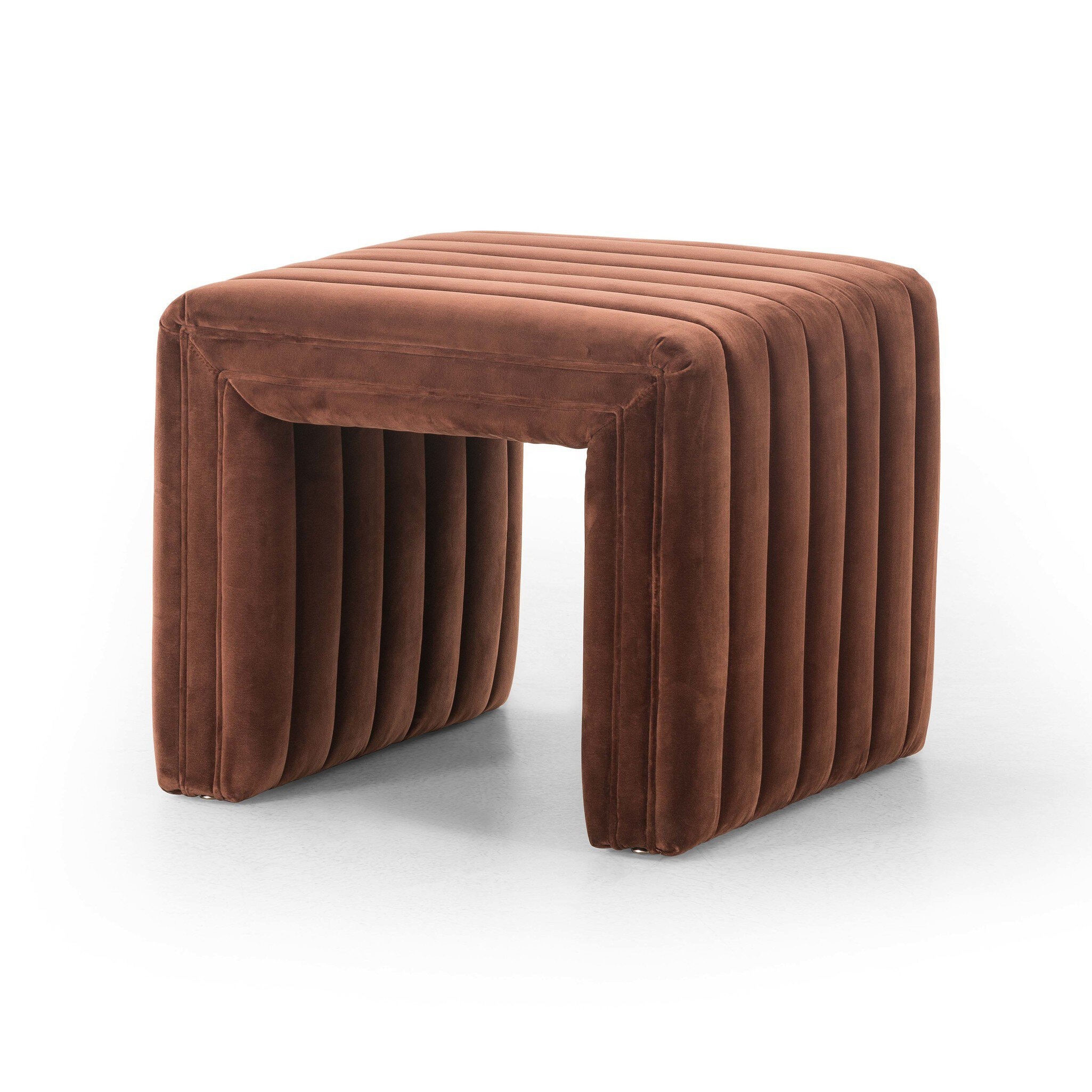 Four Hands Furniture Augustine Ottoman-21-Surrey Auburn 108563-006