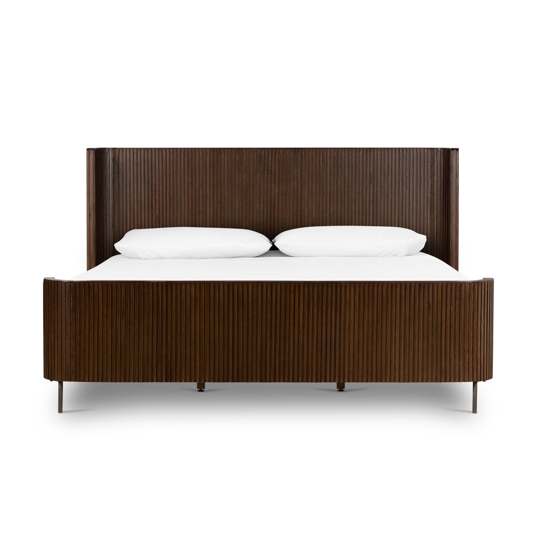 Four Hands Furniture 108786-001 Bedroom Fletcher Bed-Terra Brown