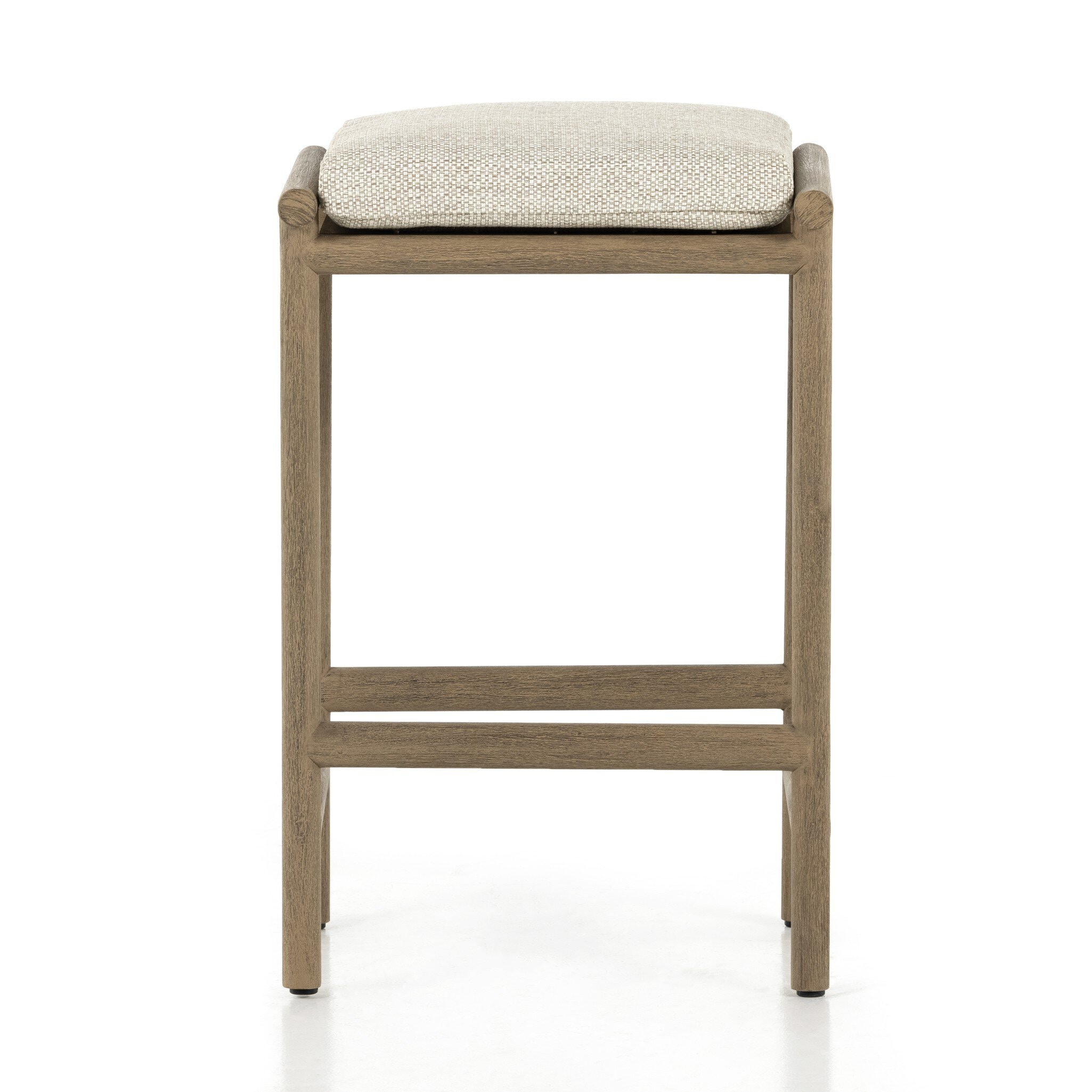 Four Hands Furniture Kyla Outdoor Stool-Brown/Sand-Counter 223078-003