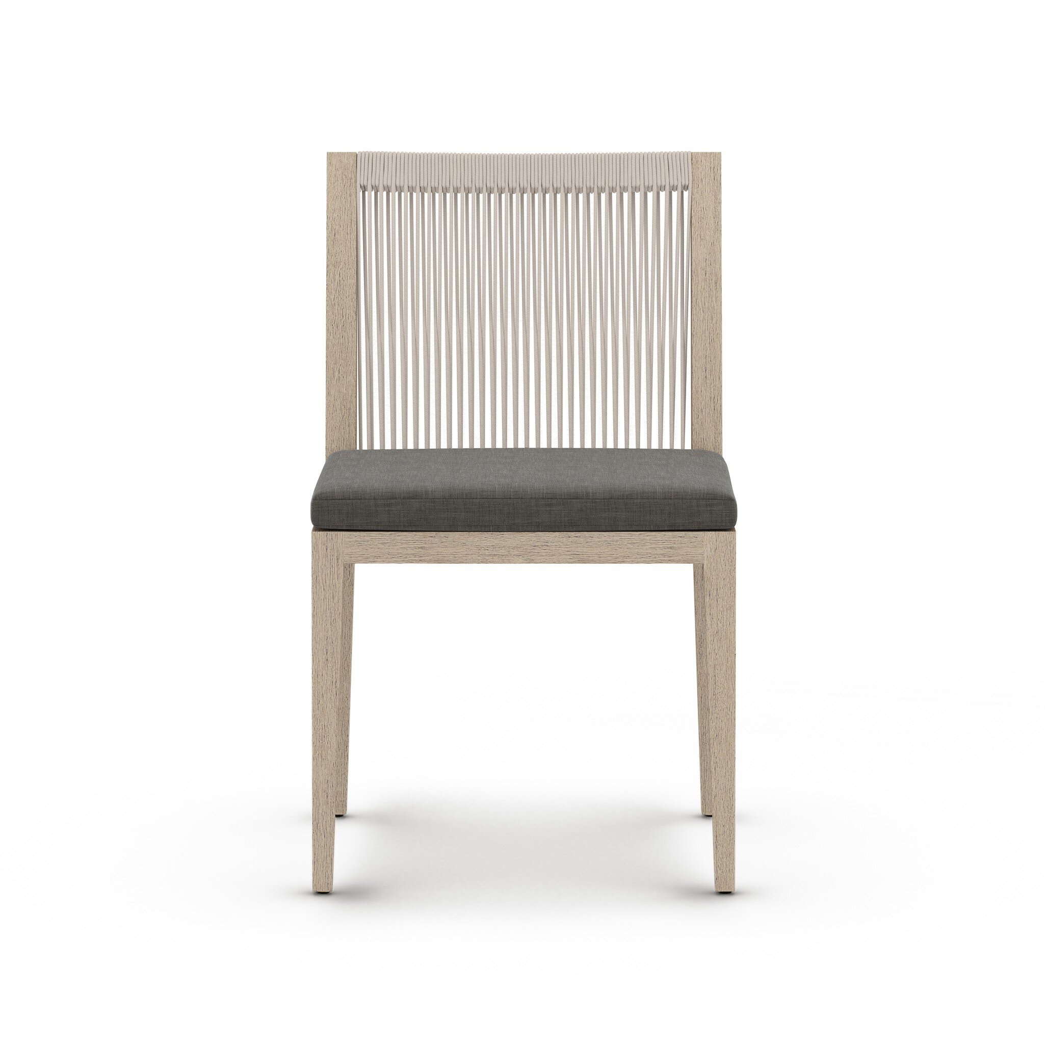 Four Hands Furniture Sherwood Outdoor Dining Chair-Brown/Char 223161-005