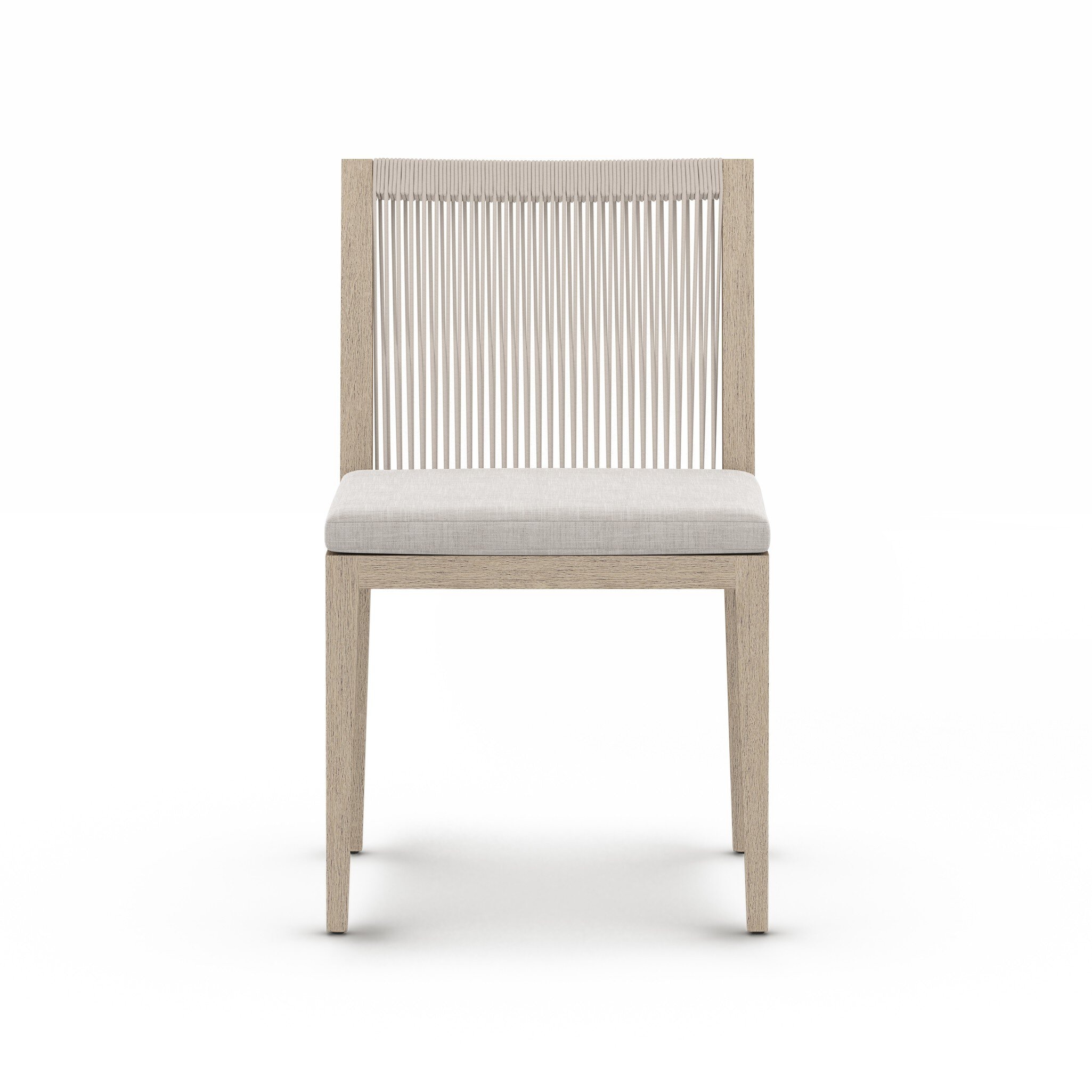 Four Hands Furniture Sherwood Outdoor Dining Chair-Brwn/Stone 223161-006