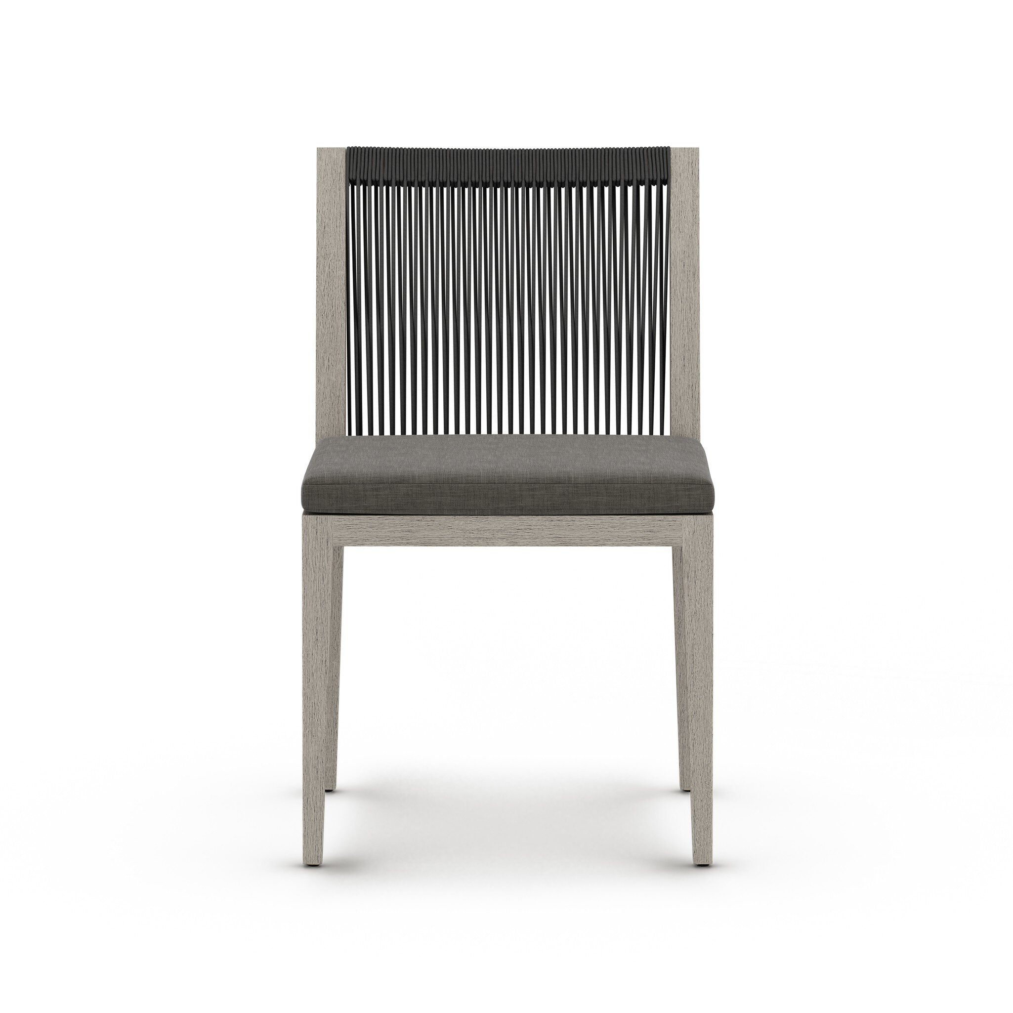 Four Hands Furniture Sherwood Outdoor Dining Chair-Grey/Char 223161-009