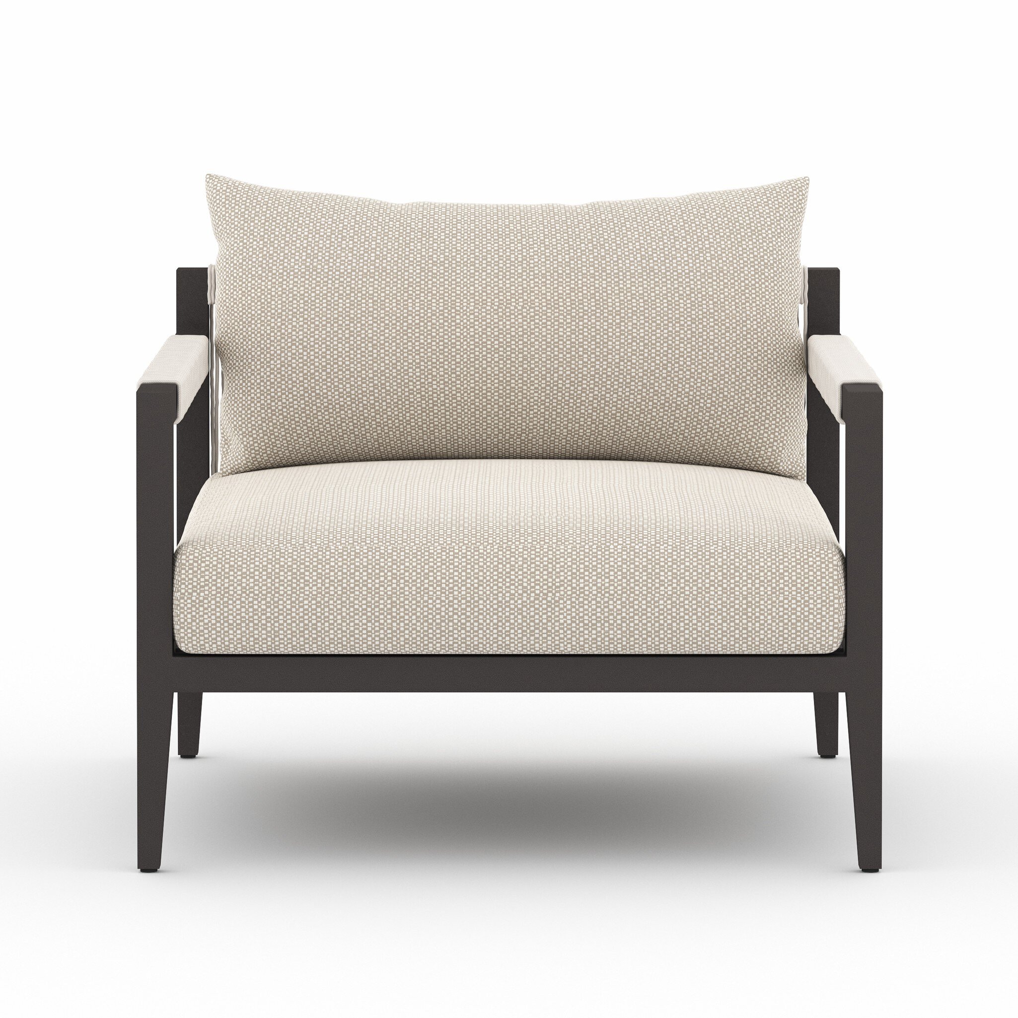 Four Hands Furniture Sherwood Outdoor Chair-Bronze/Faye Sand 223203-013