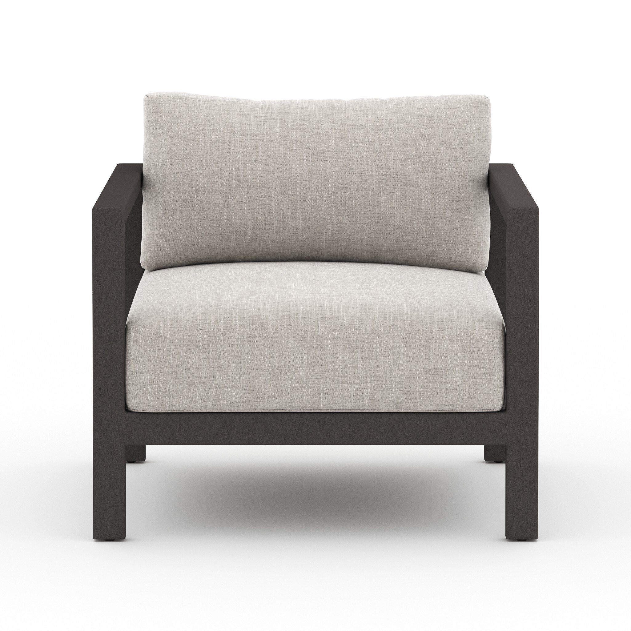 Four Hands Furniture Sonoma Outdoor Chair-Bronze/Stone Grey 223204-005