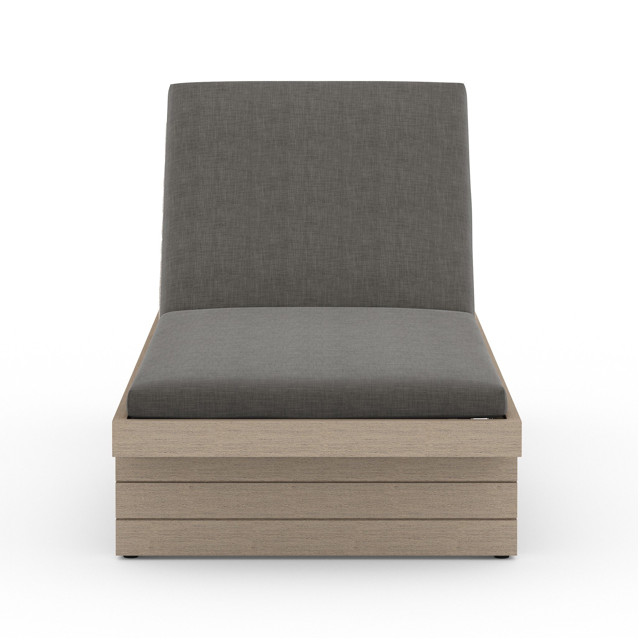 Four Hands Furniture Leroy Outdoor Chaise-Brown/Charcoal 223214-001