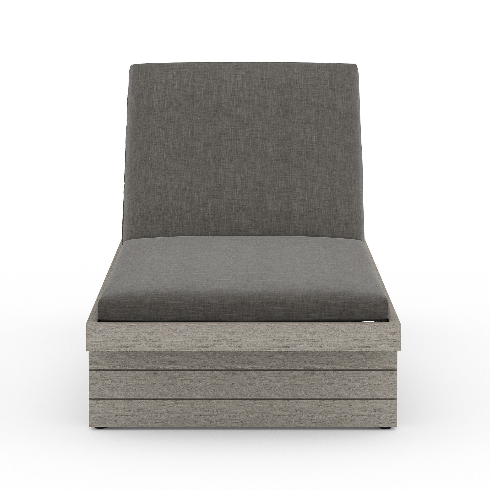 Four Hands Furniture Leroy Outdoor Chaise-Grey/Charcoal 223214-002
