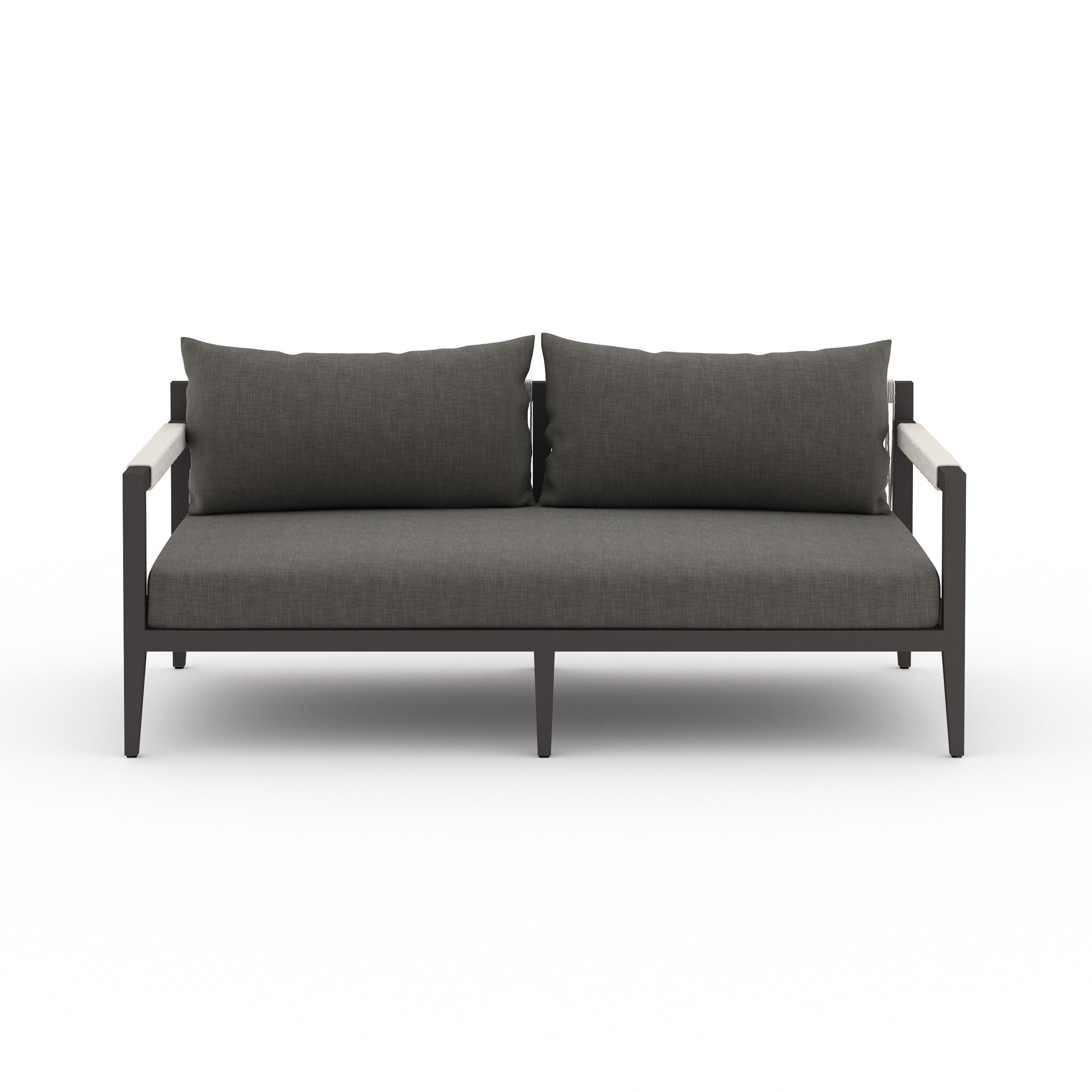 Four Hands Furniture Sherwood Outdoor Sofa-63-Bronze/Char 223329-001