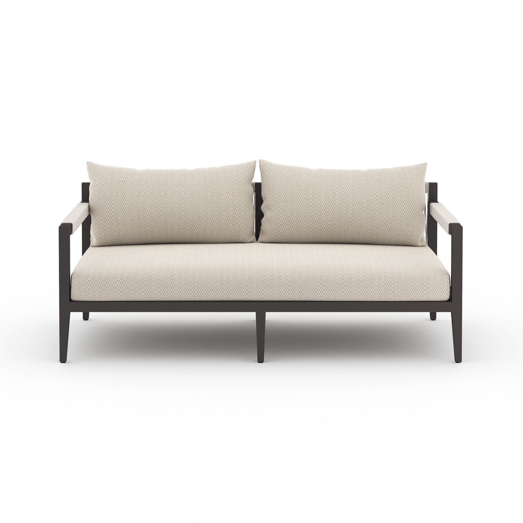 Four Hands Furniture Sherwood Outdoor Sofa-63-Bronze/Sand 223329-004