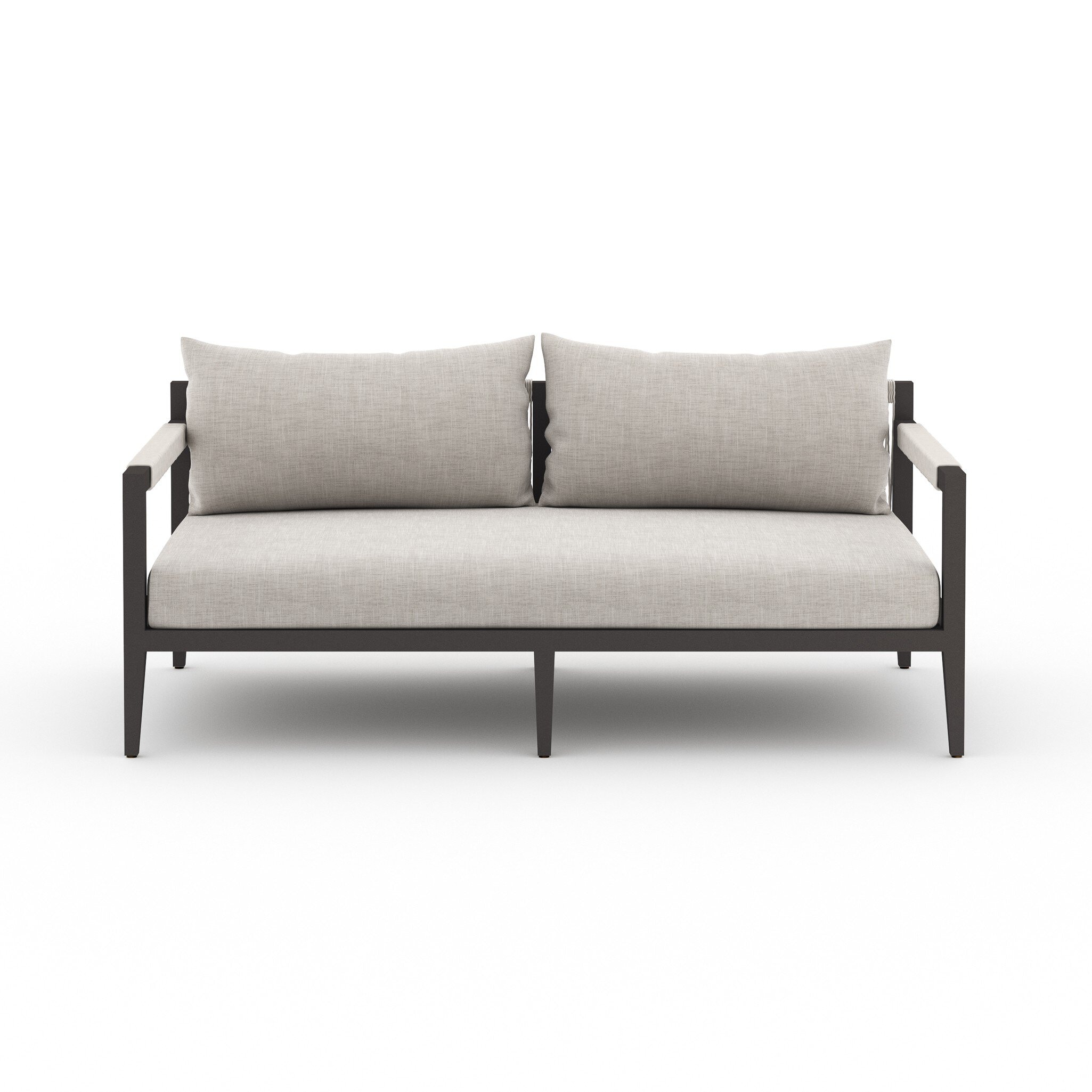 Four Hands Furniture Sherwood Outdoor Sofa-63-Bronze/Stone 223329-005