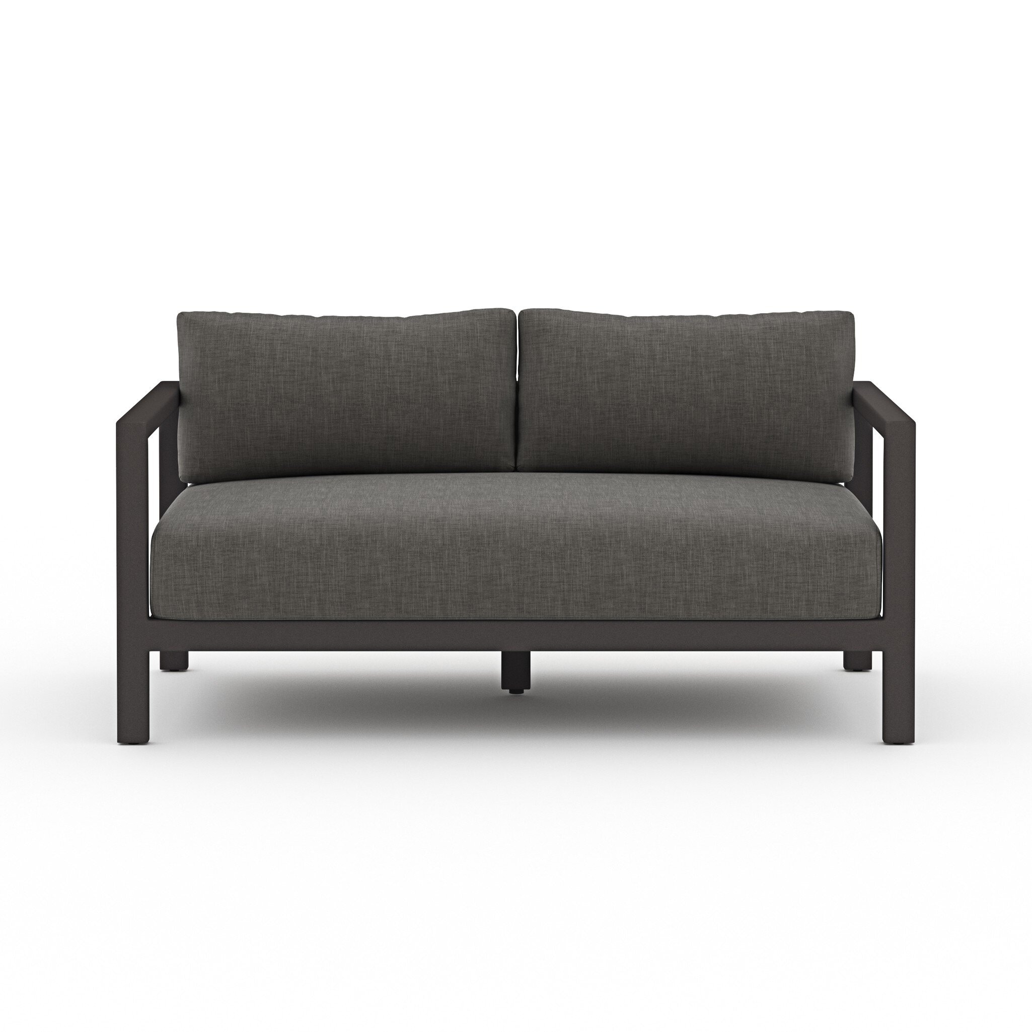 Four Hands Furniture Sonoma Outdoor Sofa-60-Bronze/Charcoal 223341-001