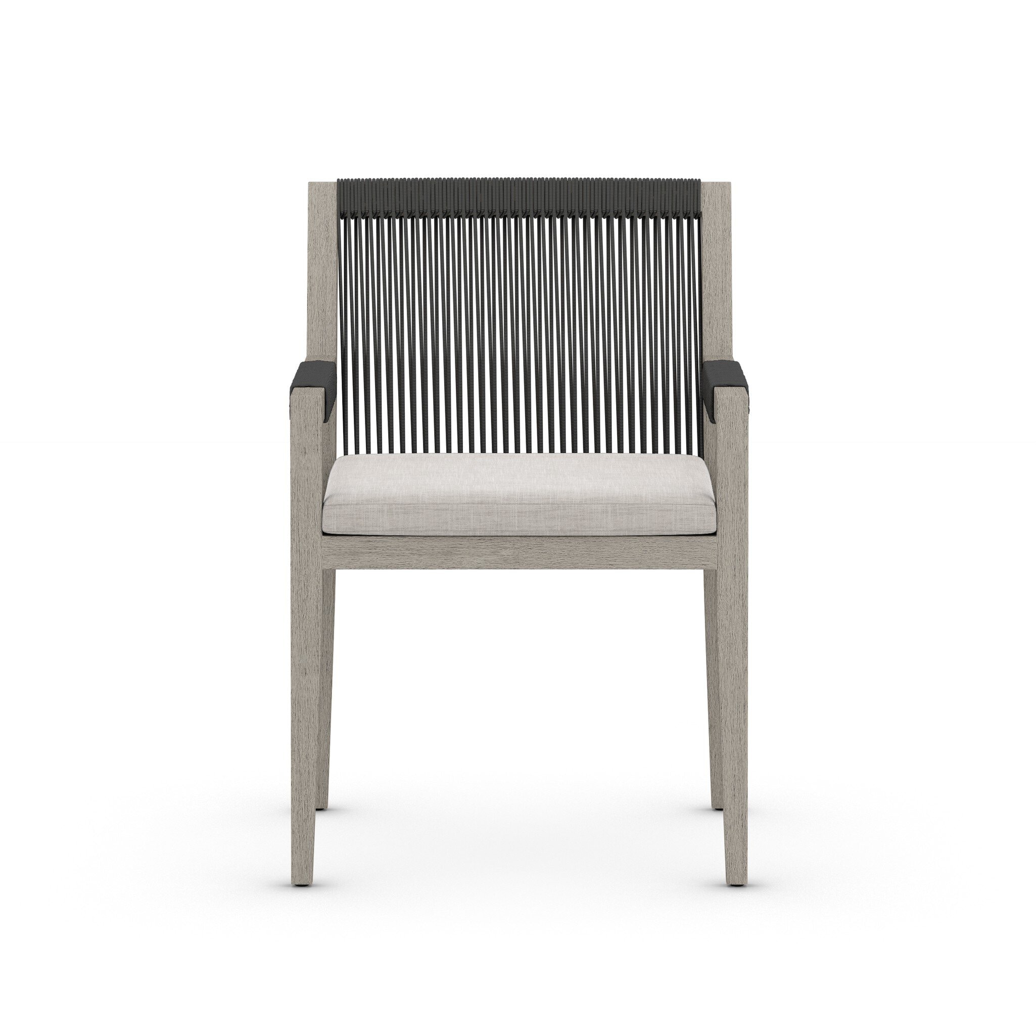 Four Hands Furniture Sherwood Dining Arm Chair-Grey/Stone Grey 223831-007
