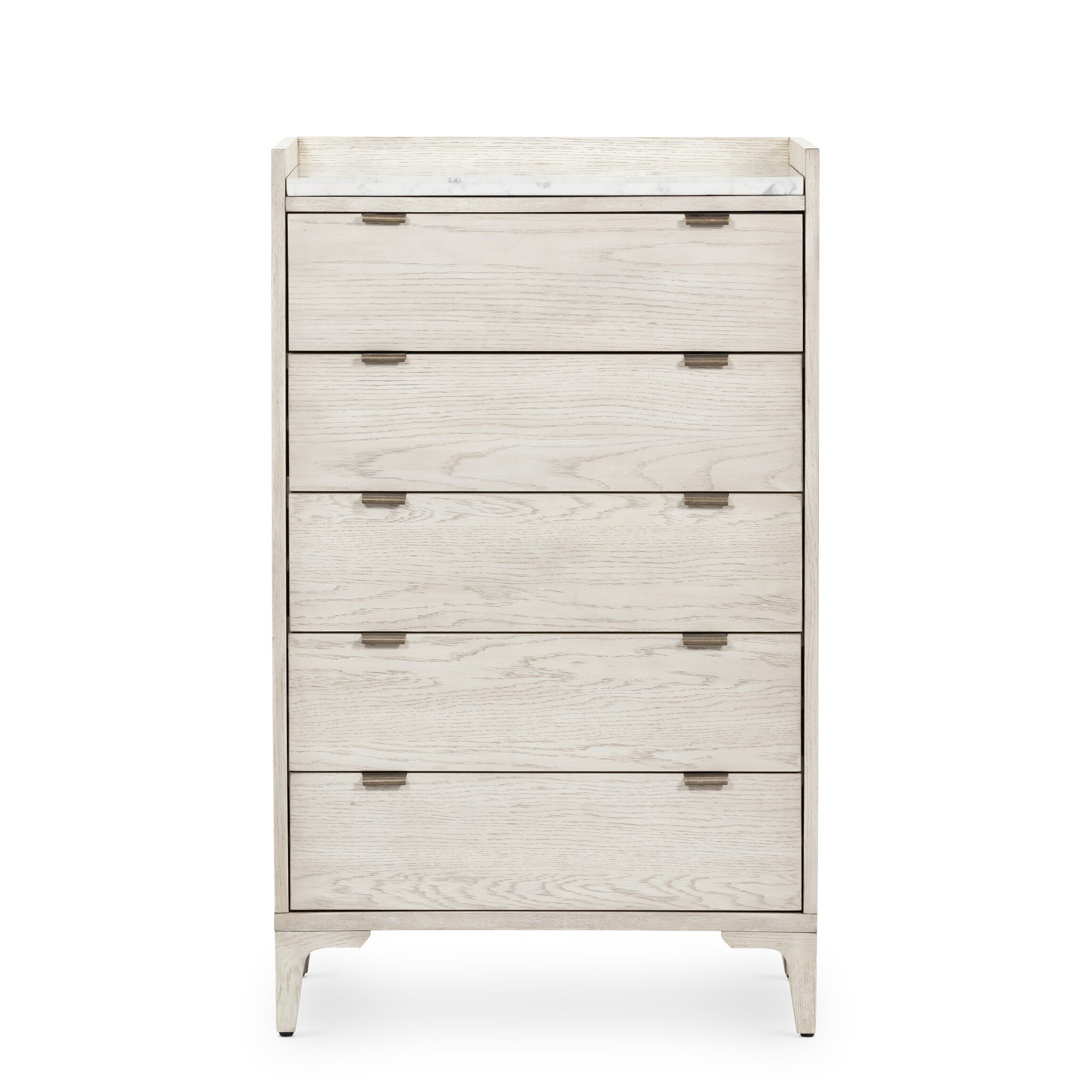 Four Hands Furniture 224159-001 Bedroom Viggo Tall Dresser-Vintage White Oak