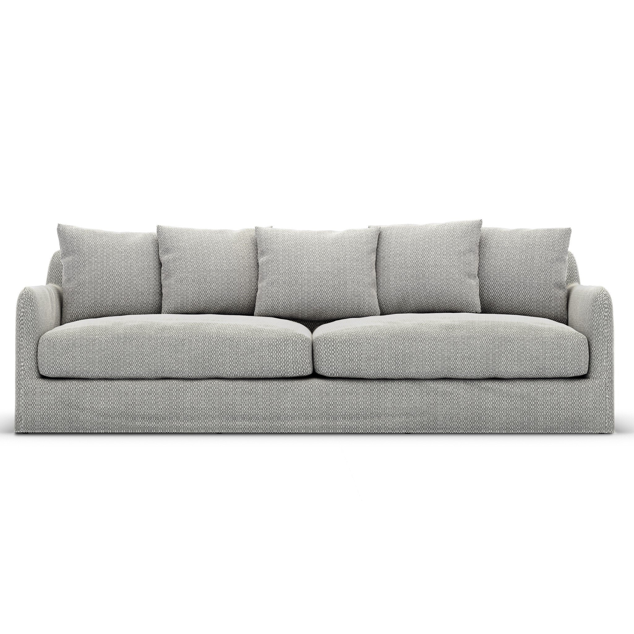 Four Hands Furniture Dade Outdoor Sofa-90-Faye Ash 225073-002
