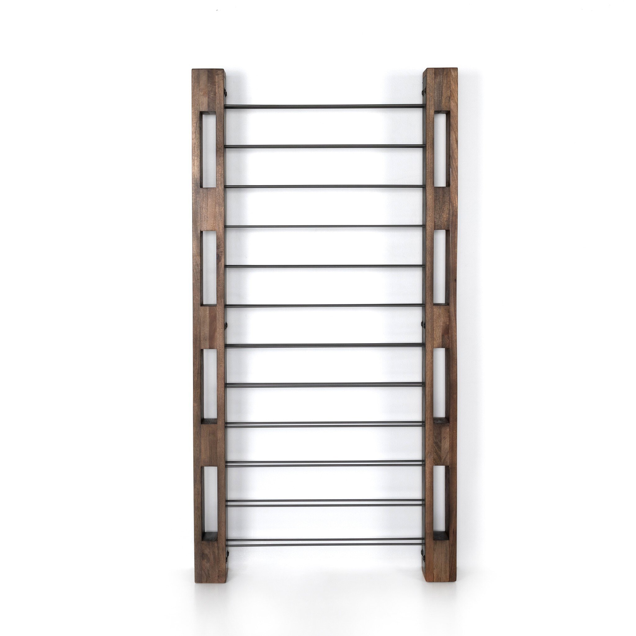 Four Hands Furniture Ortega Wine Rack-Smoked Mango 225199-001