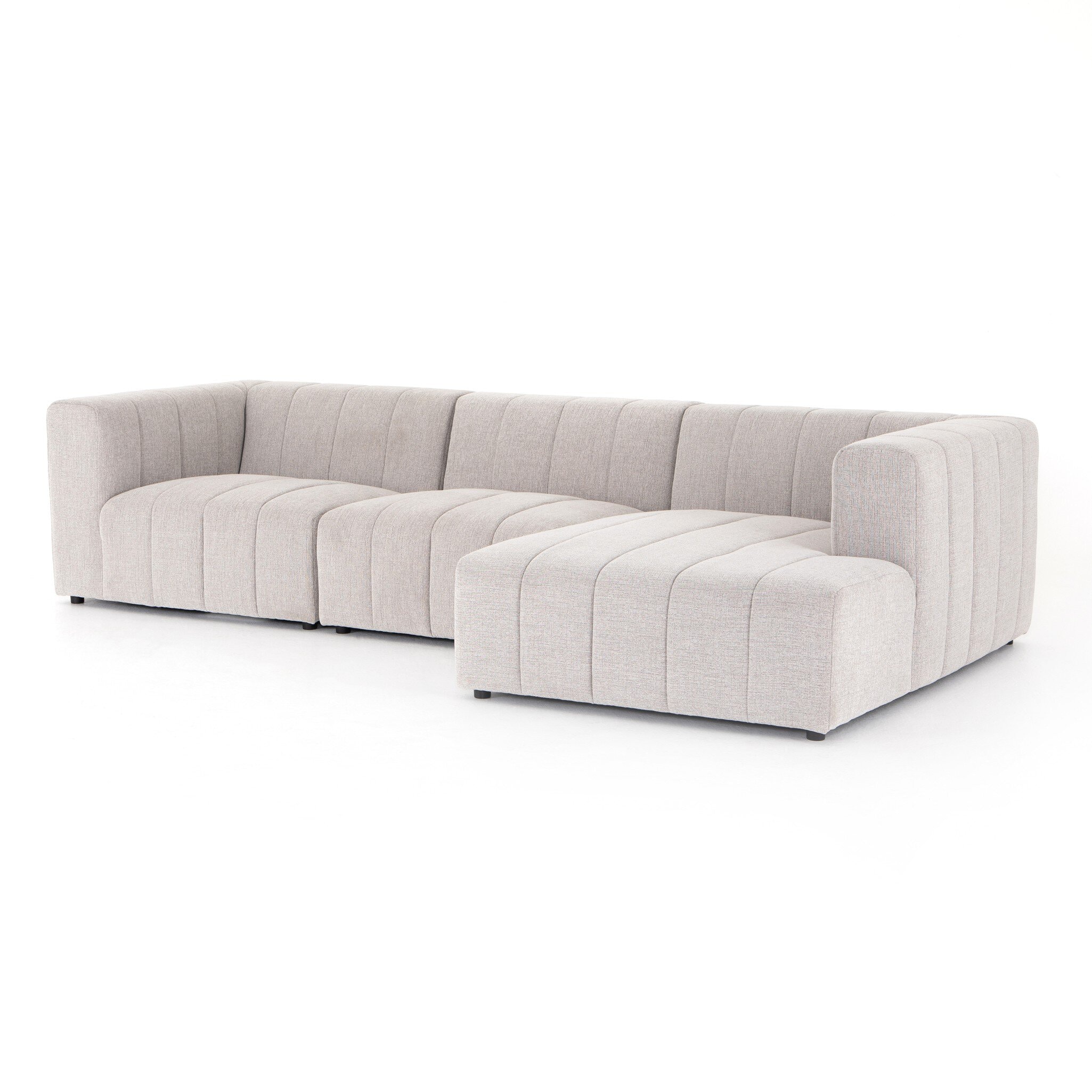 Four Hands Furniture Langham Channeled 3Piece Sectional -Rafc 225832-001