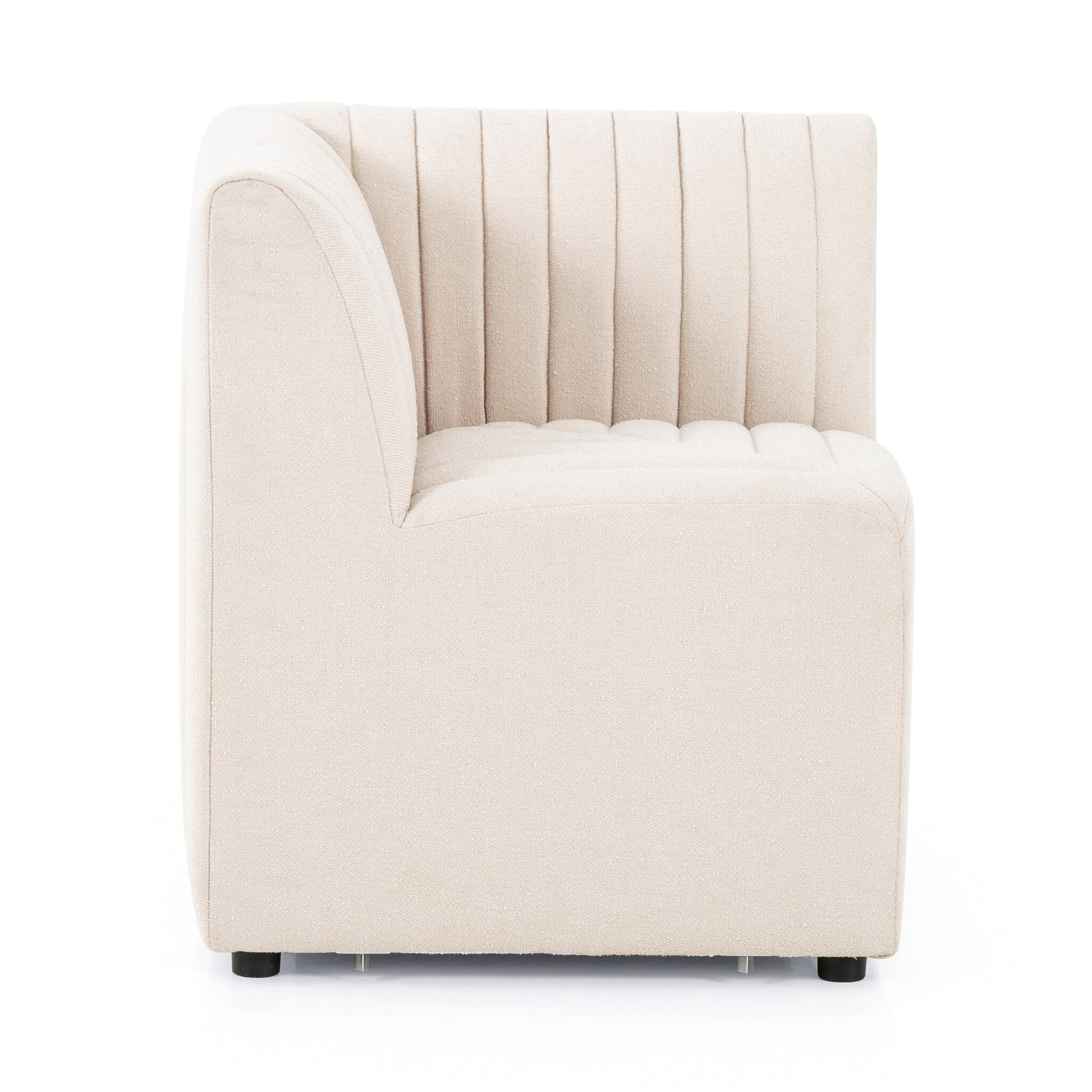 Four Hands Furniture Augustine Corner Dining Bench-Capri Oatm 225872-001