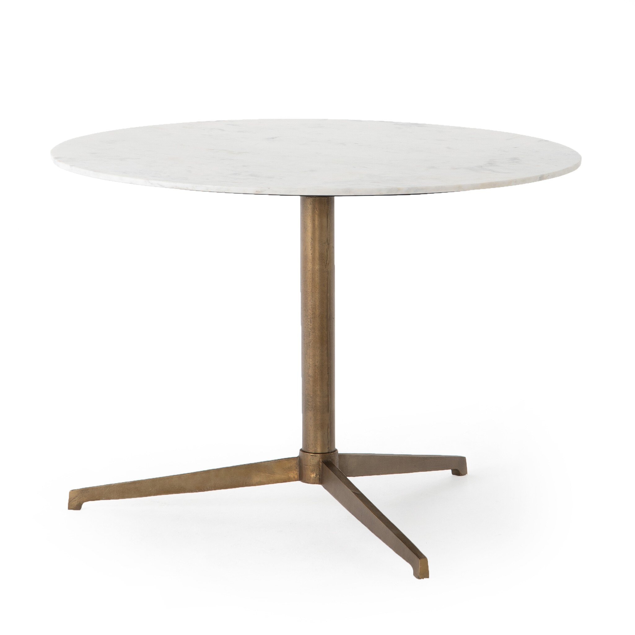 Four Hands Furniture Helen Round Bistro Table-Polished White 227091-002