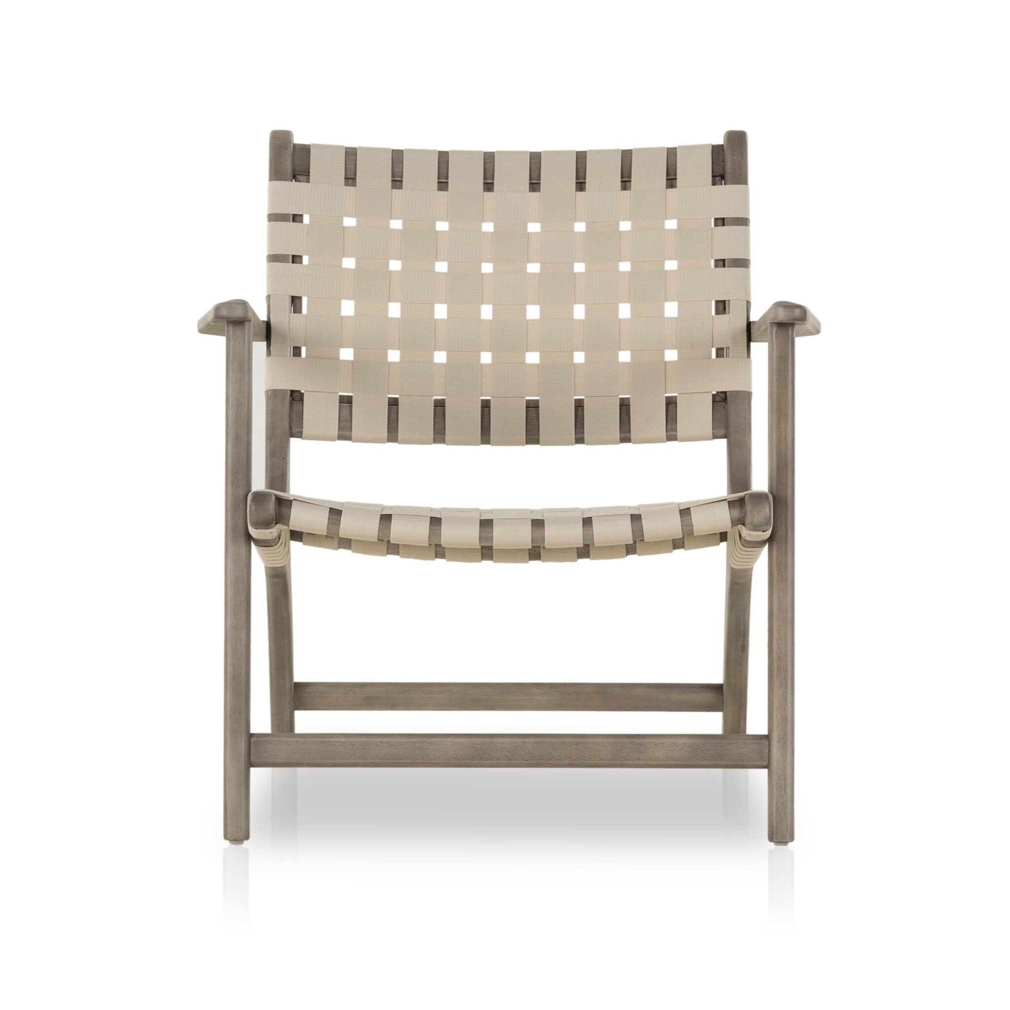 Four Hands Furniture Jevon Outdoor Chair-Grey Eucalyptus 227359-002