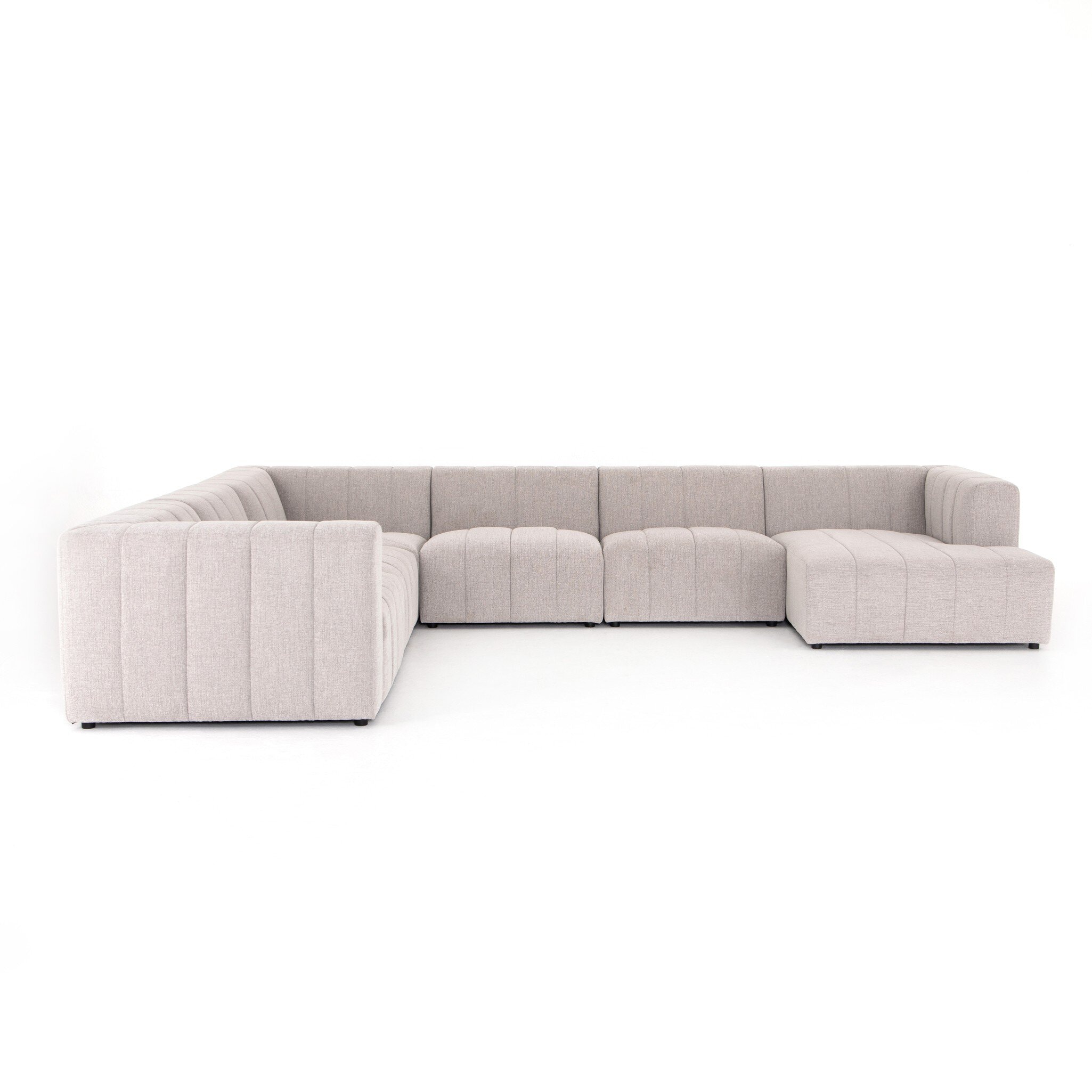Four Hands Furniture Langham Channeled 6Piece Sectional with Rafc-Napa 227473-002