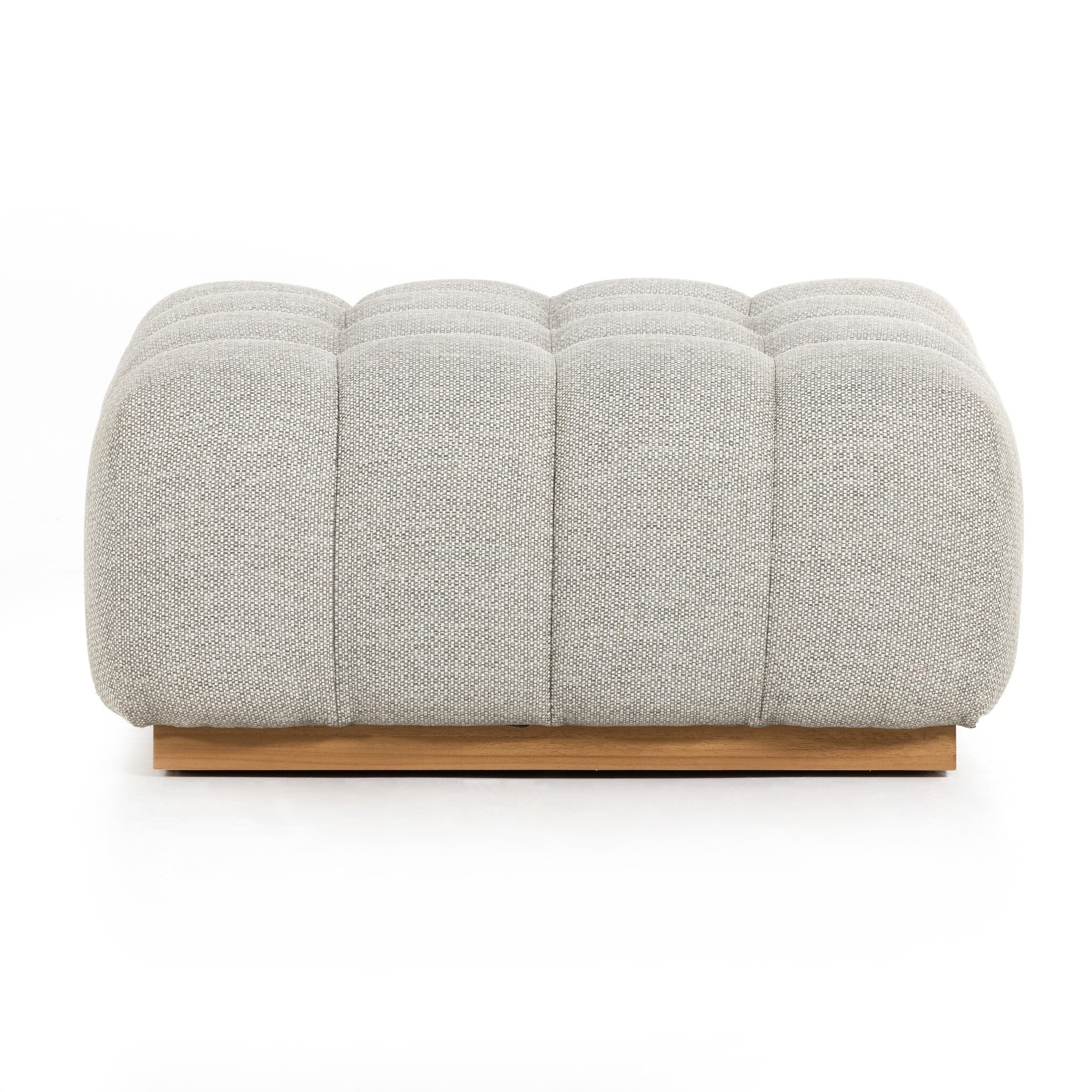 Four Hands Furniture Roma Outdoor Sectional-Ottoman-Faye Ash 227537-001