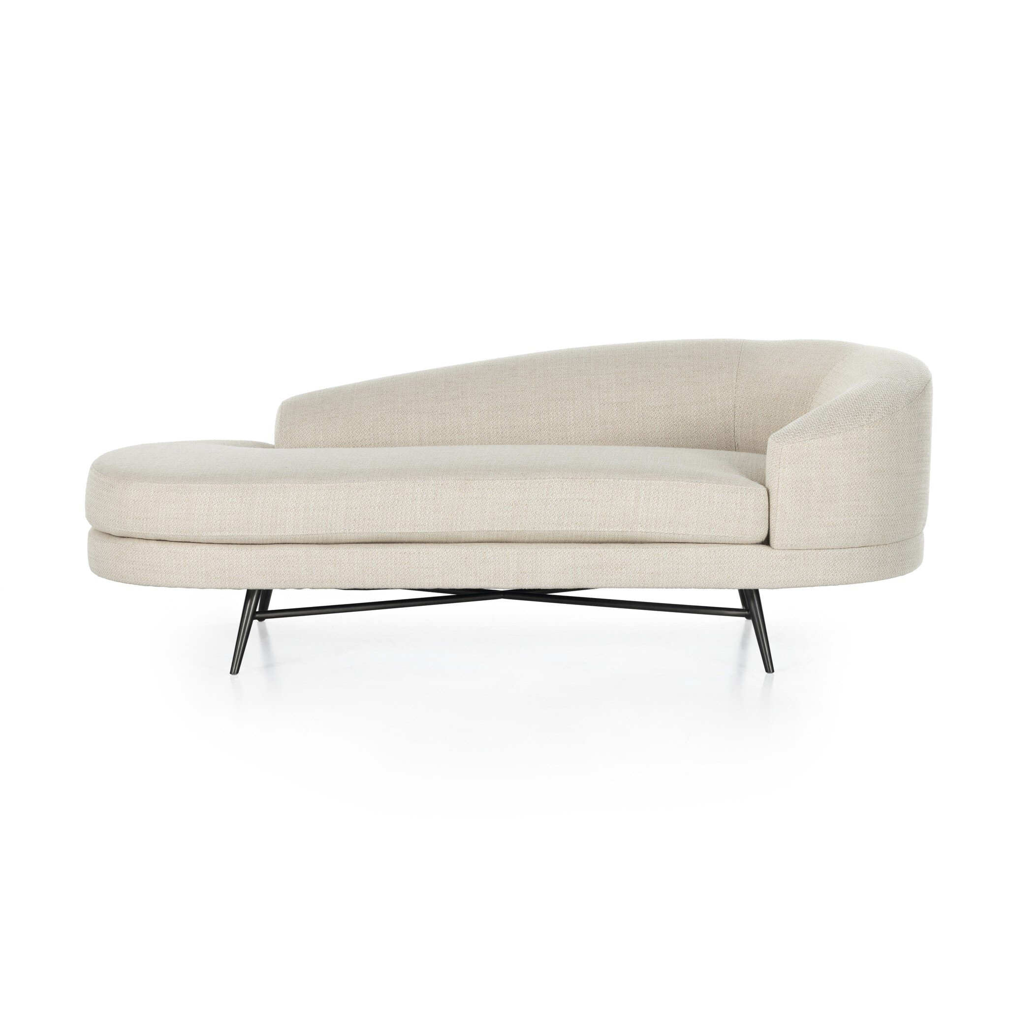 Four Hands Furniture Carmela Raf Chaise-Irving Taupe 227701-002