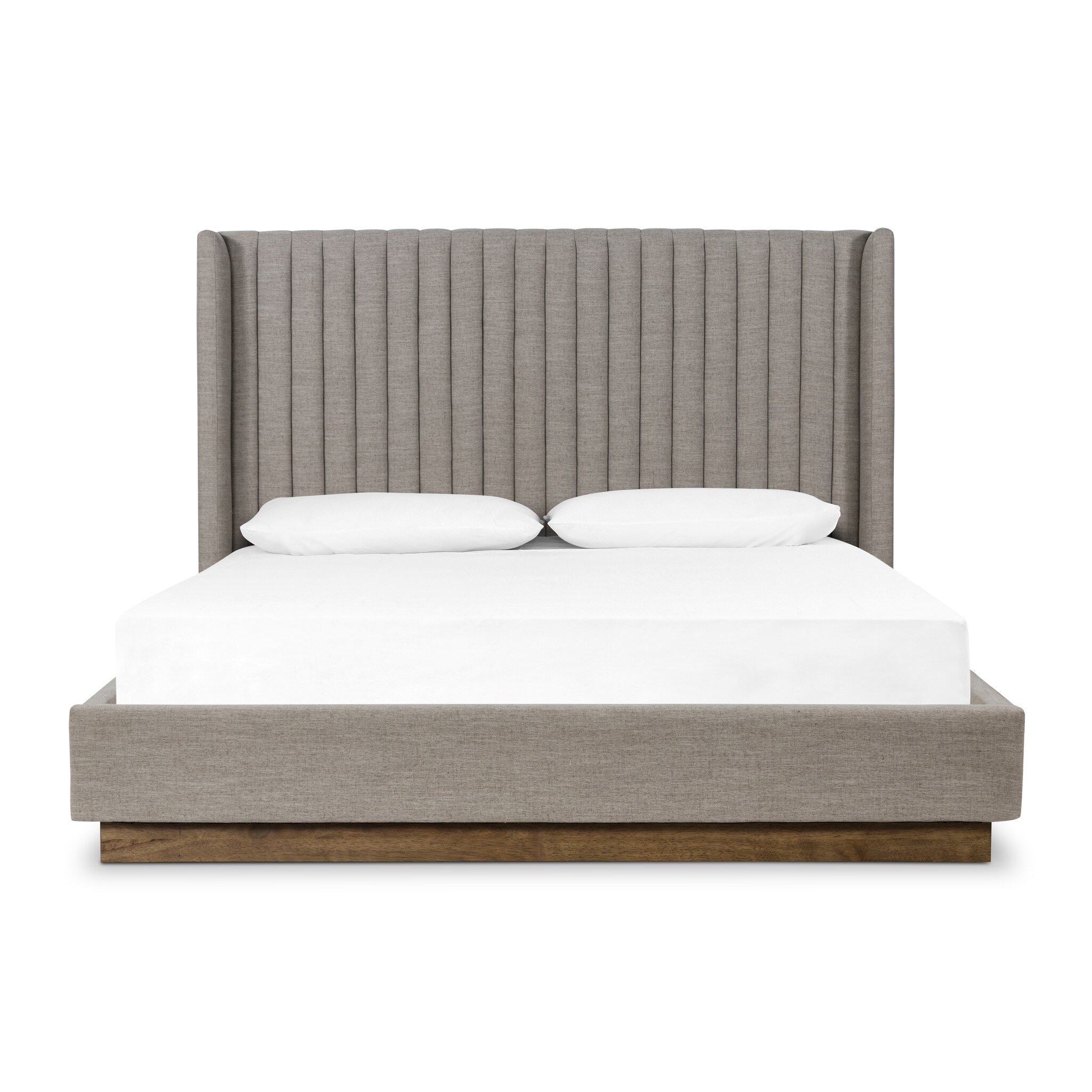 Four Hands Furniture Montgomery Bed-Savile Flannel-King 227776-002