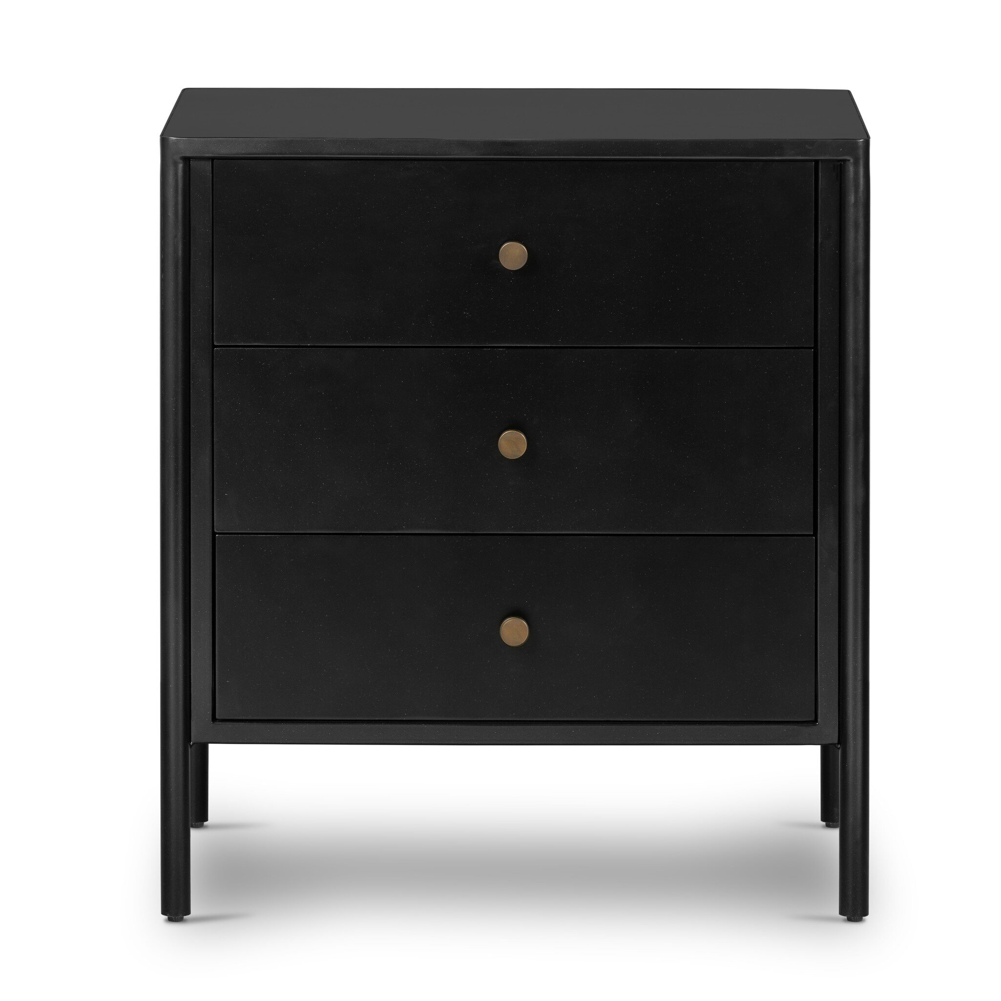 Four Hands Furniture Soto Nightstand-Black 227872-001
