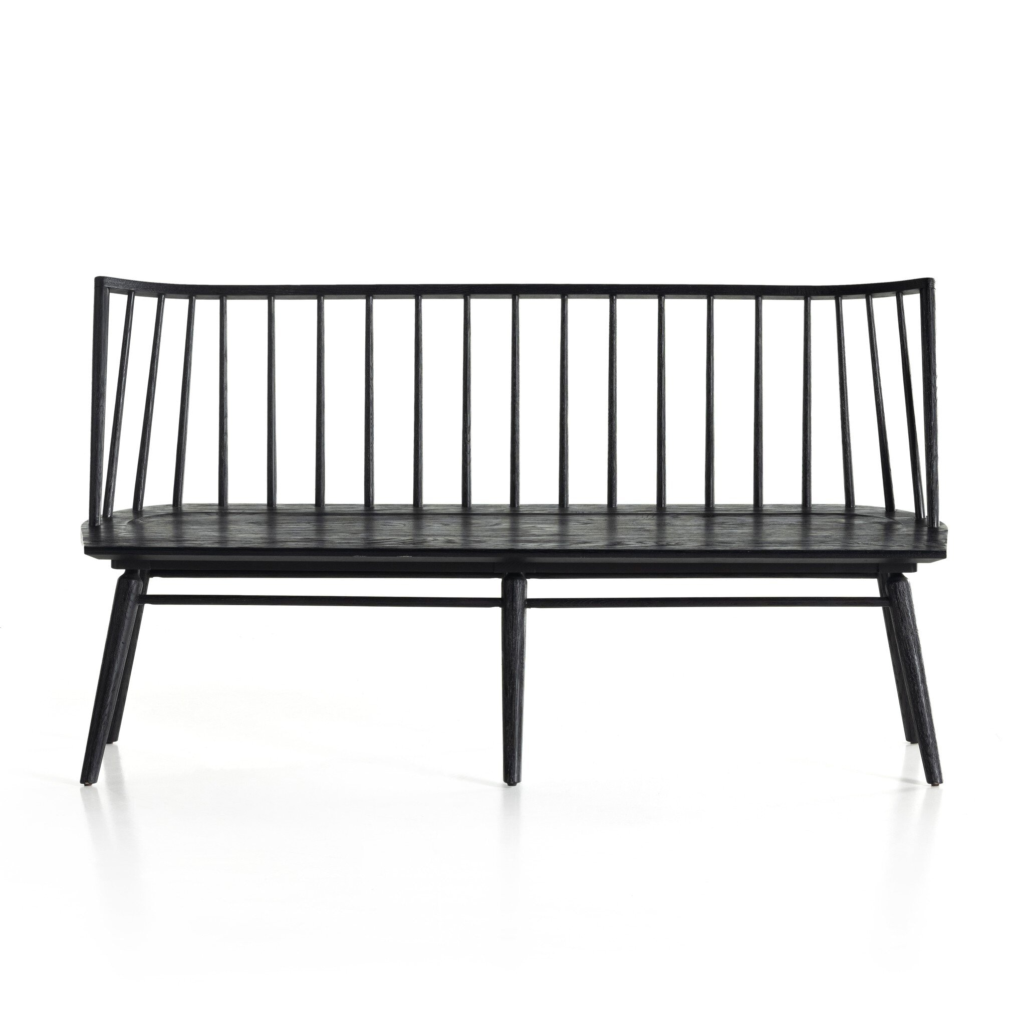 Four Hands Furniture 227892-002 Bedroom Lewis Dining Bench-Black Oak