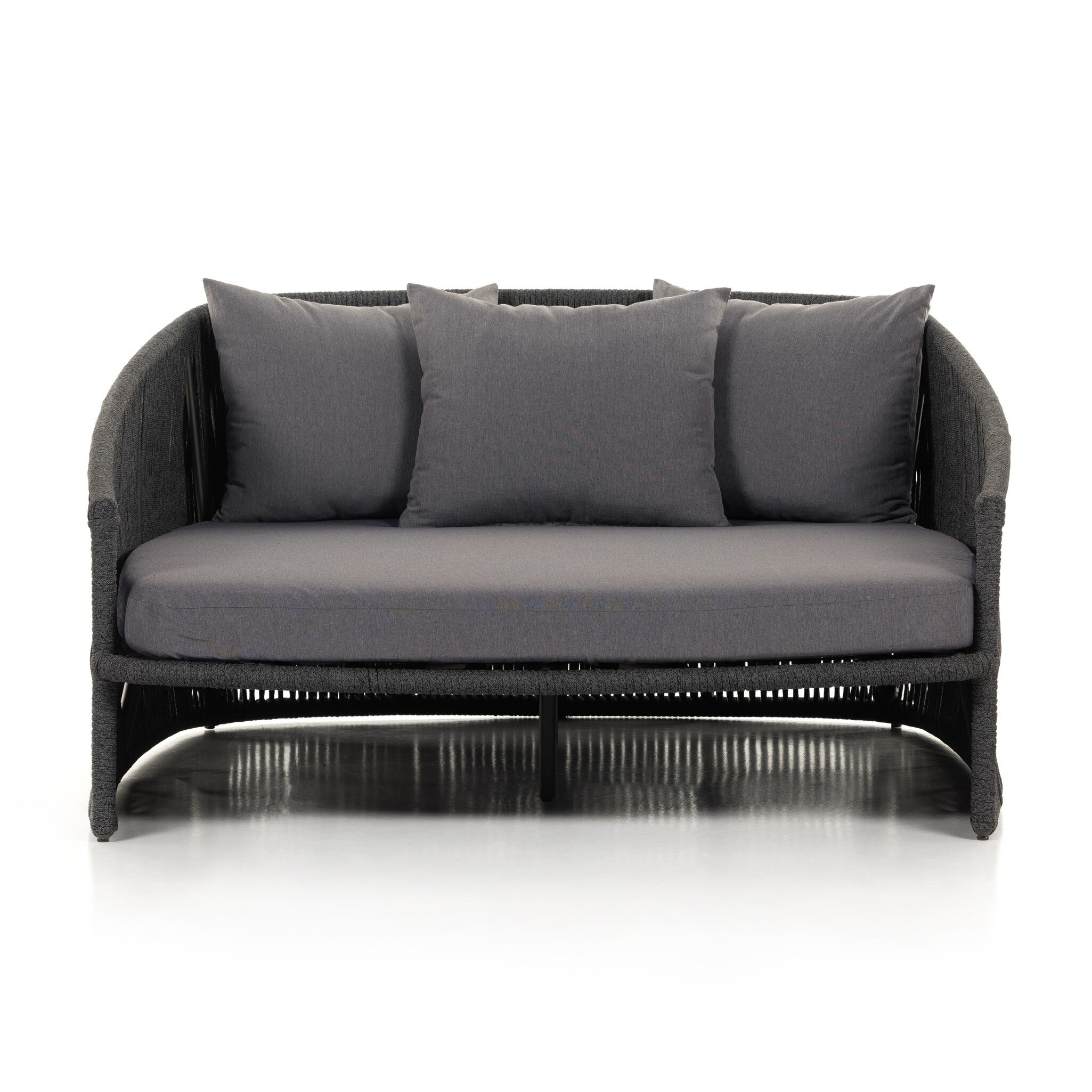 Four Hands Furniture Porto Outdoor Day Bed-Bronze 227910-002