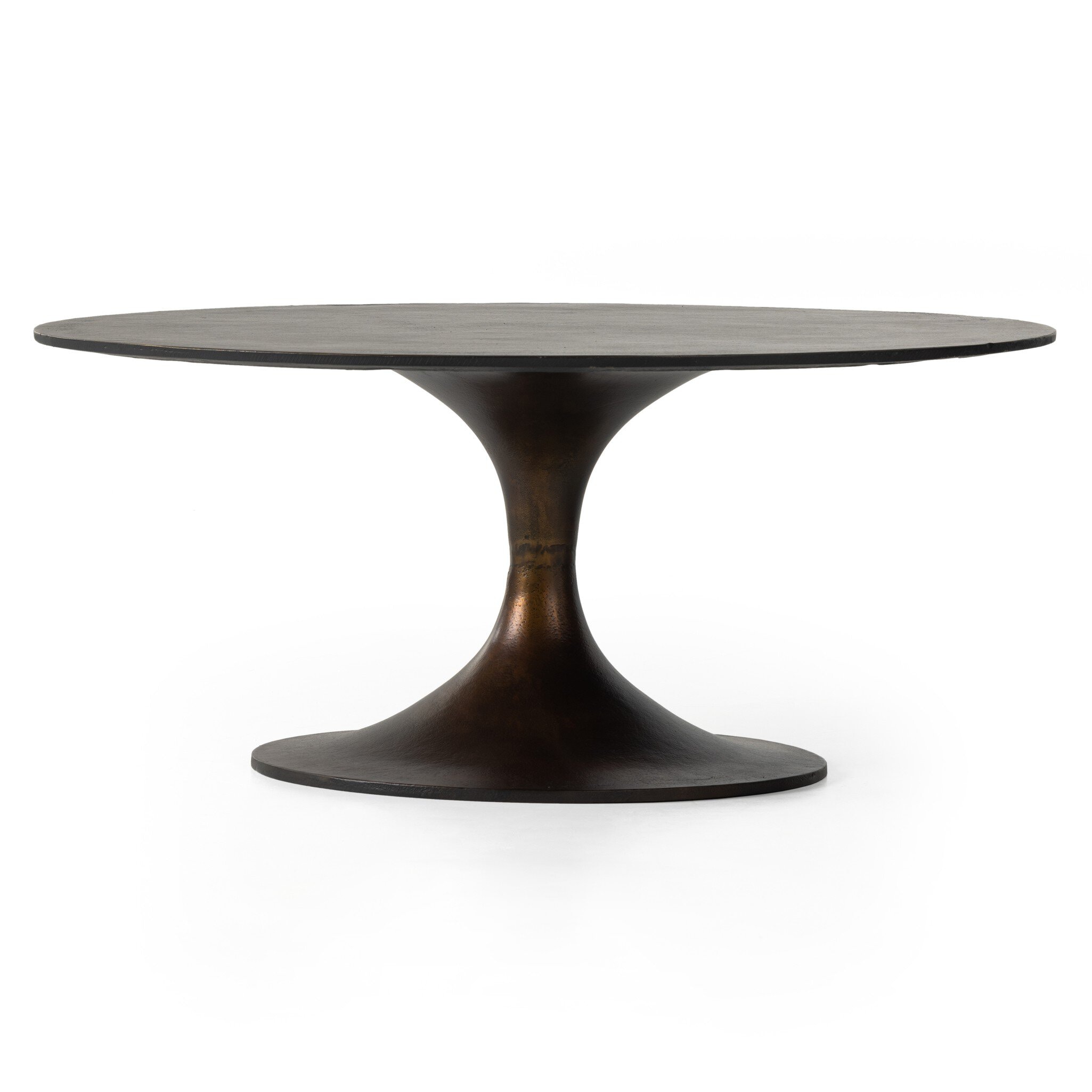 Four Hands Furniture Simone Round Coffee Table-Antique Rust 228085-001