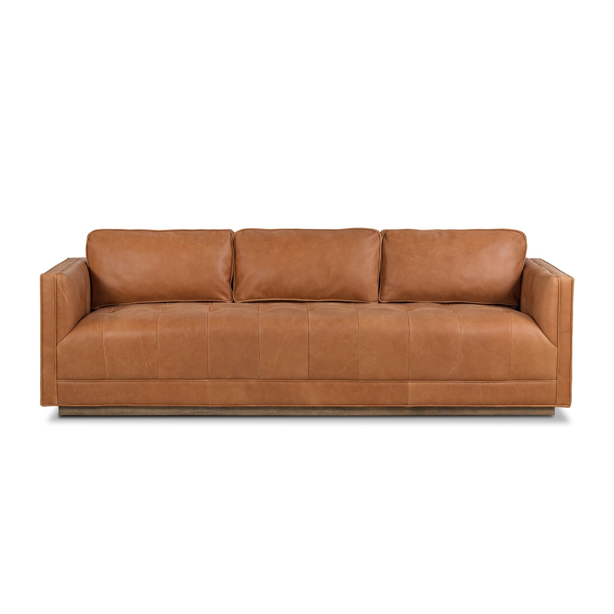 Four Hands Furniture Kiera Sofa-90-Palermo Cognac 228373-001