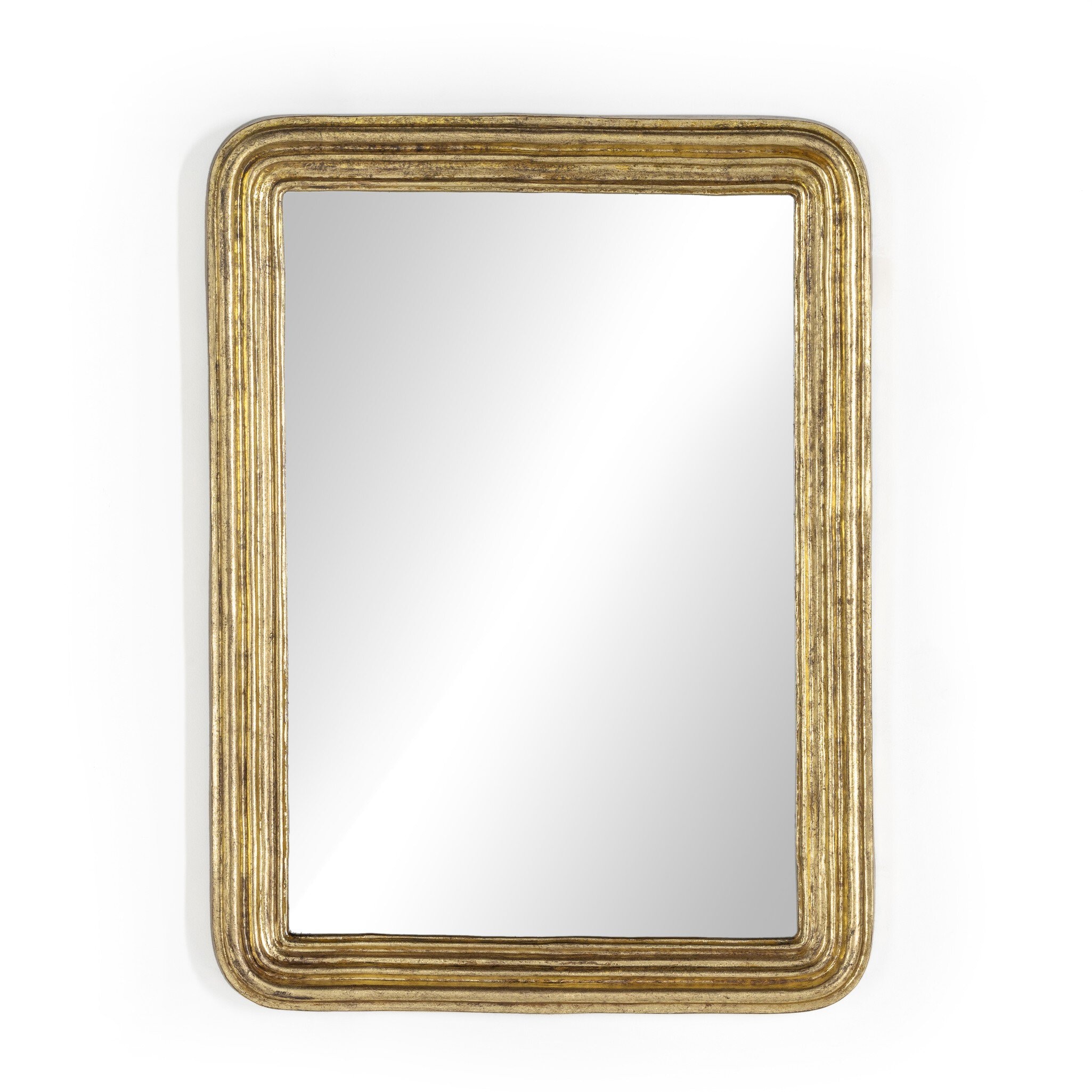 Four Hands Furniture Vintage Louis Mirror-Antiqued Gold Leaf 229288-003