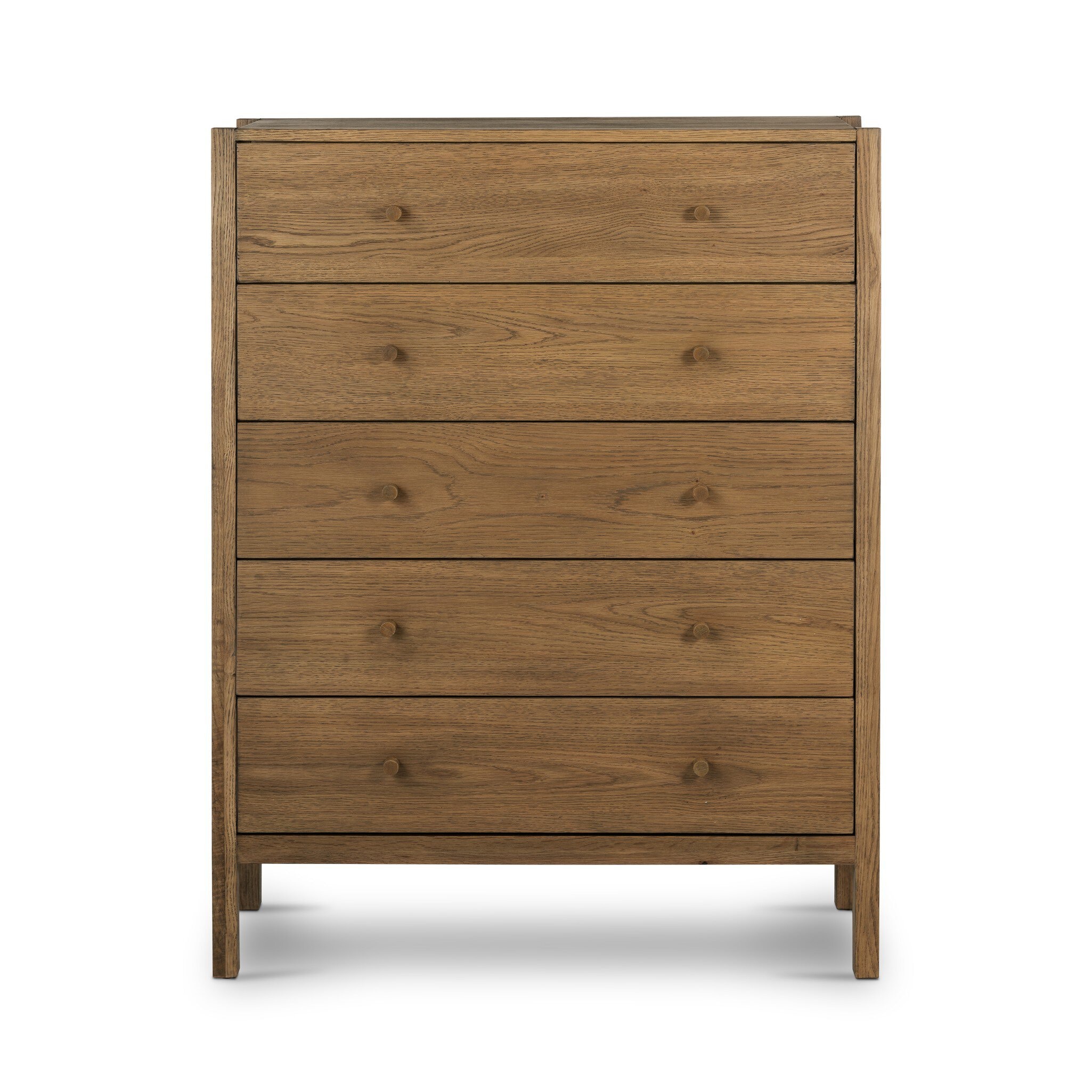 Four Hands Furniture Meadow 5 Drawer Dresser-Tawny Oak 229566-003
