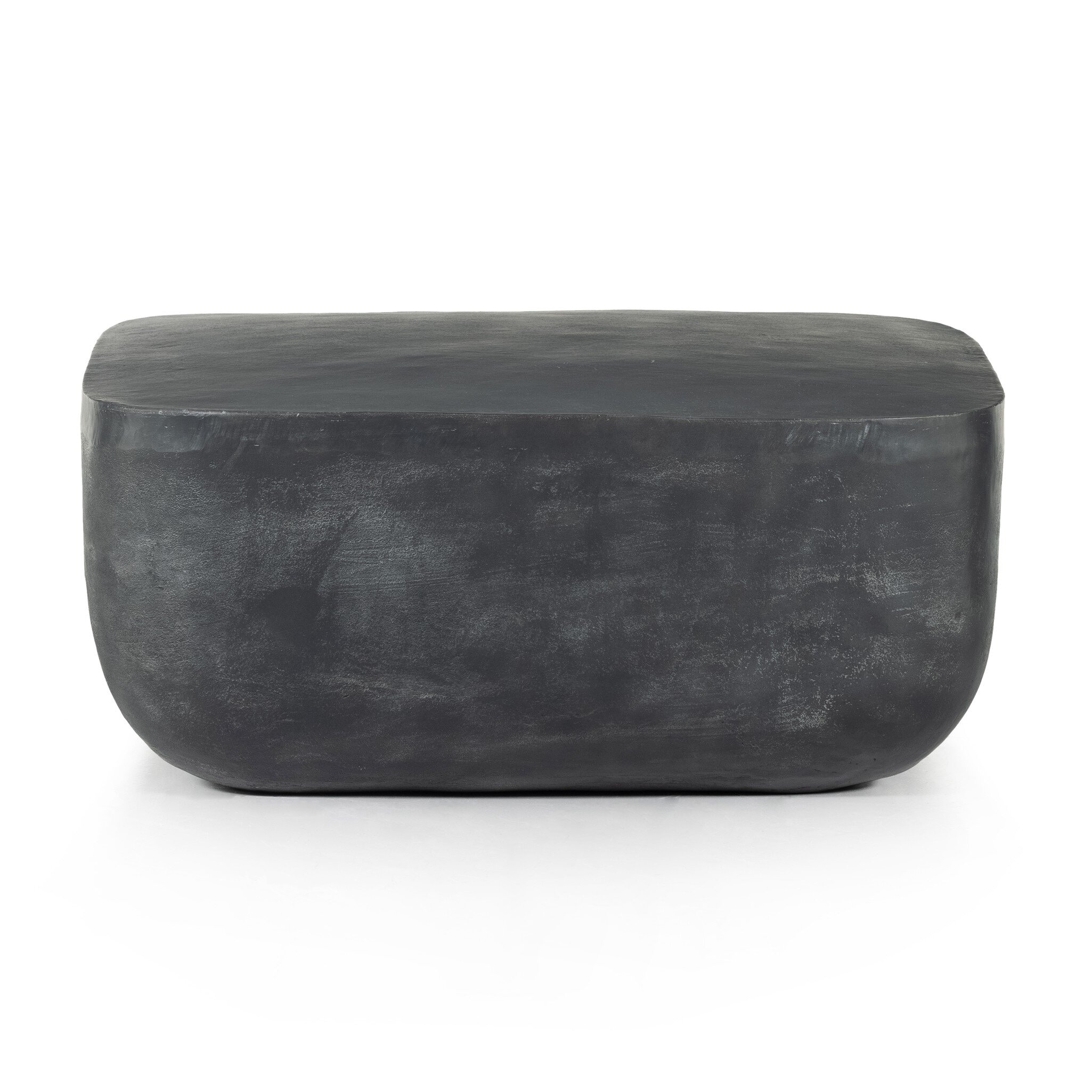 Four Hands Furniture Basil Square Coffee Table-Aged Grey 229988-001