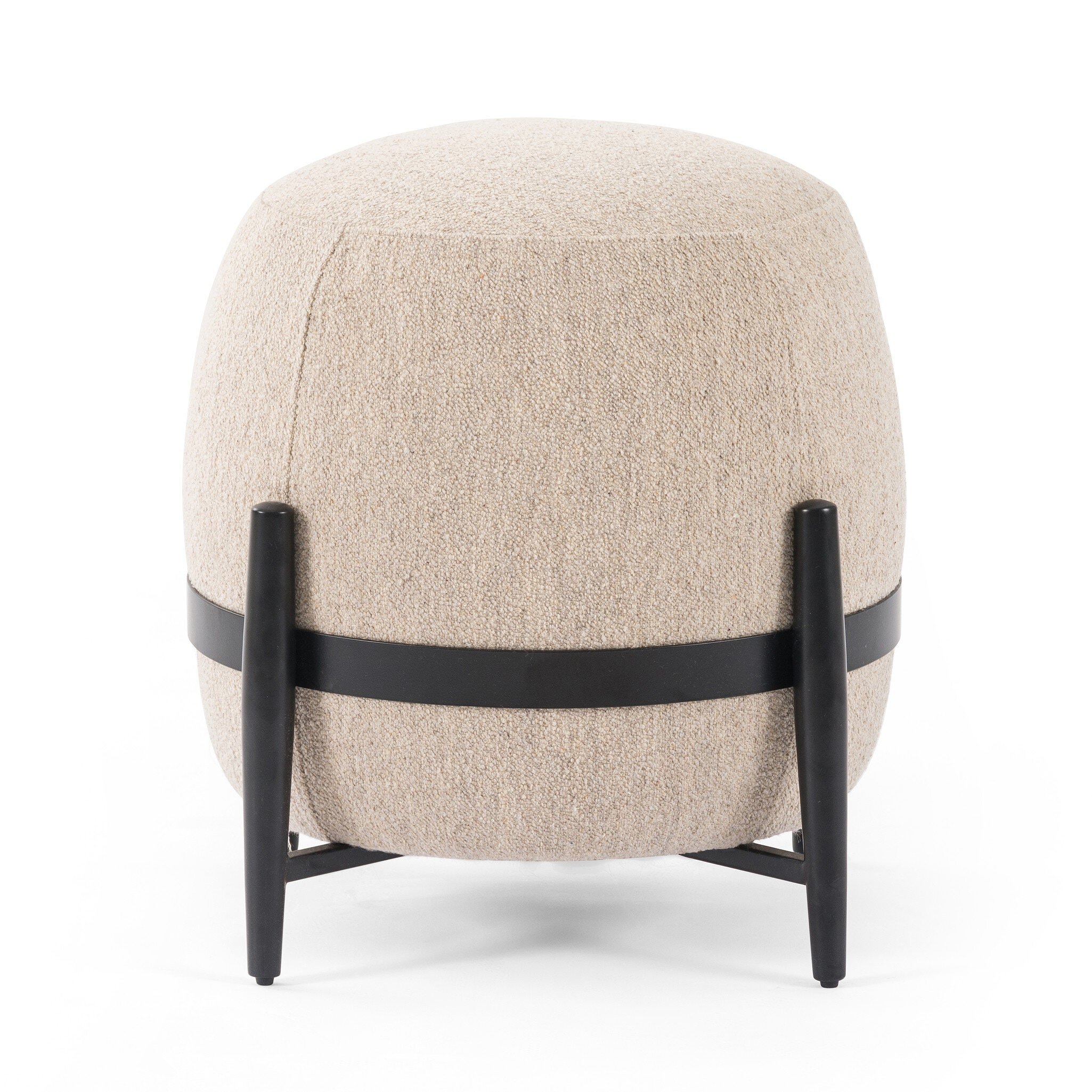 Four Hands Furniture Sia Ottoman-Athena Taupe 230100-001