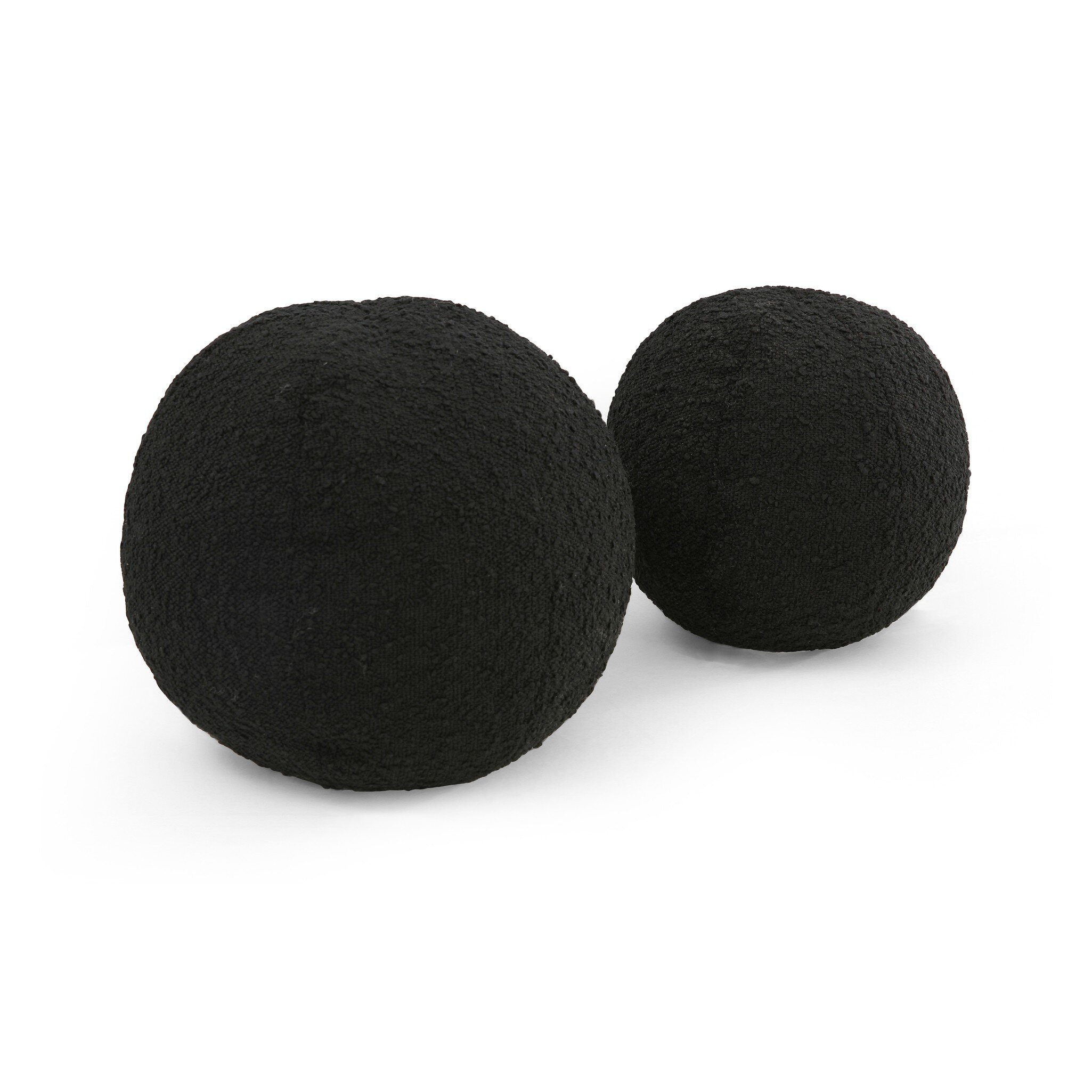 Four Hands Furniture Balle Pillow-Knoll Onyx-Set Of 2-12.5 230183-004