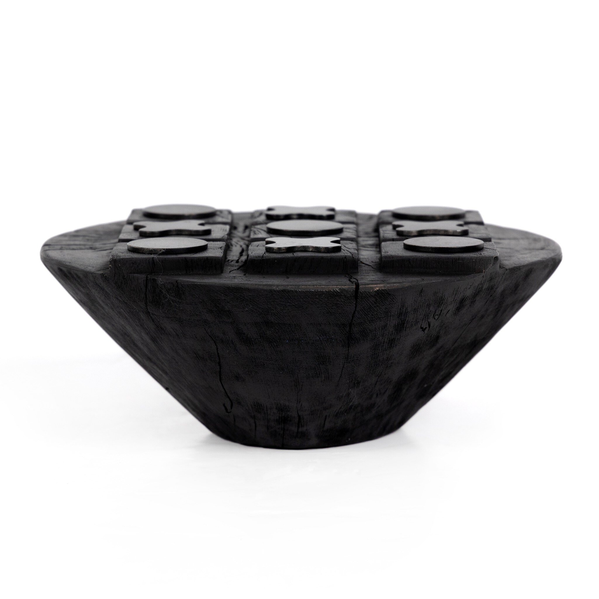 Four Hands Furniture 230196-001 Tic Tac Toe-Carbonized Black
