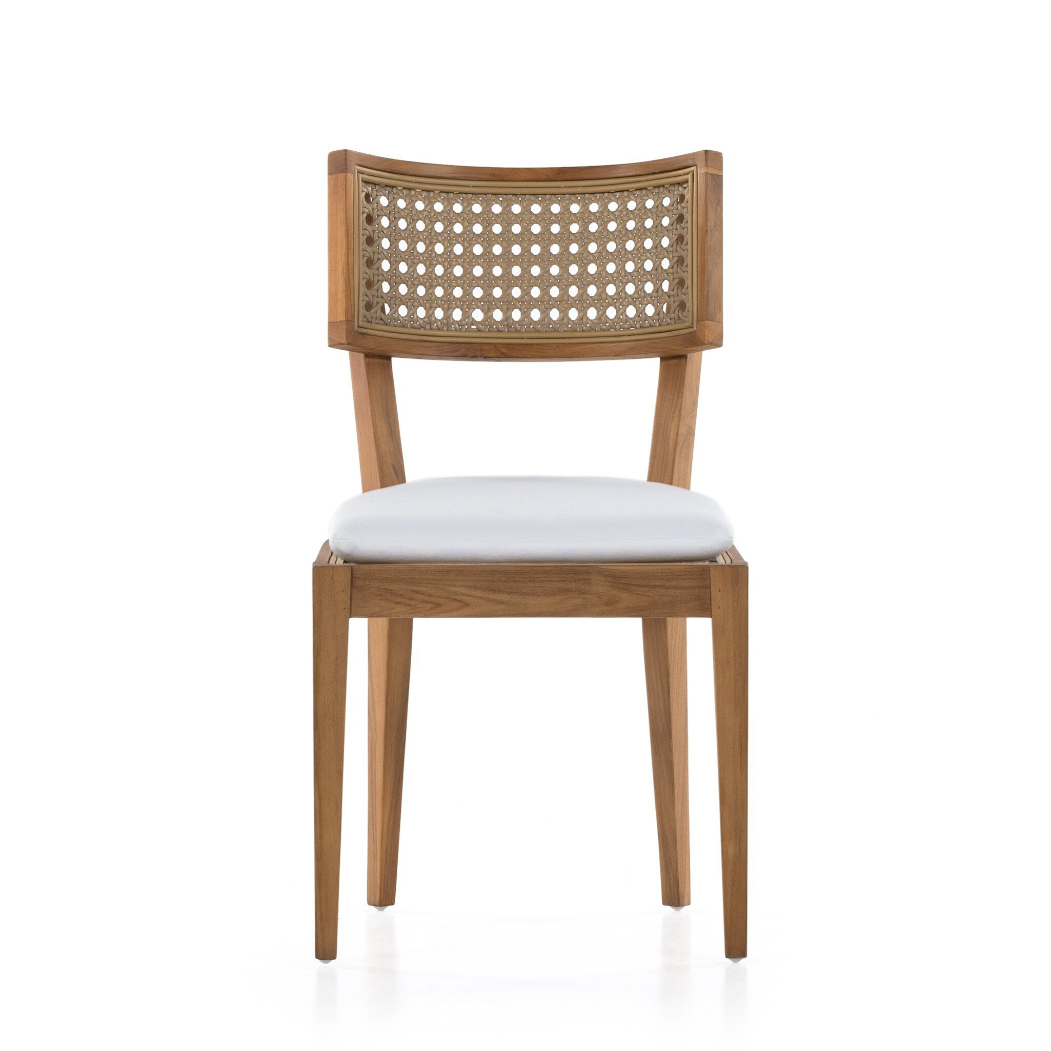 Four Hands Furniture Britt Outdoor Dining Chair-Natural Teak 230309-001