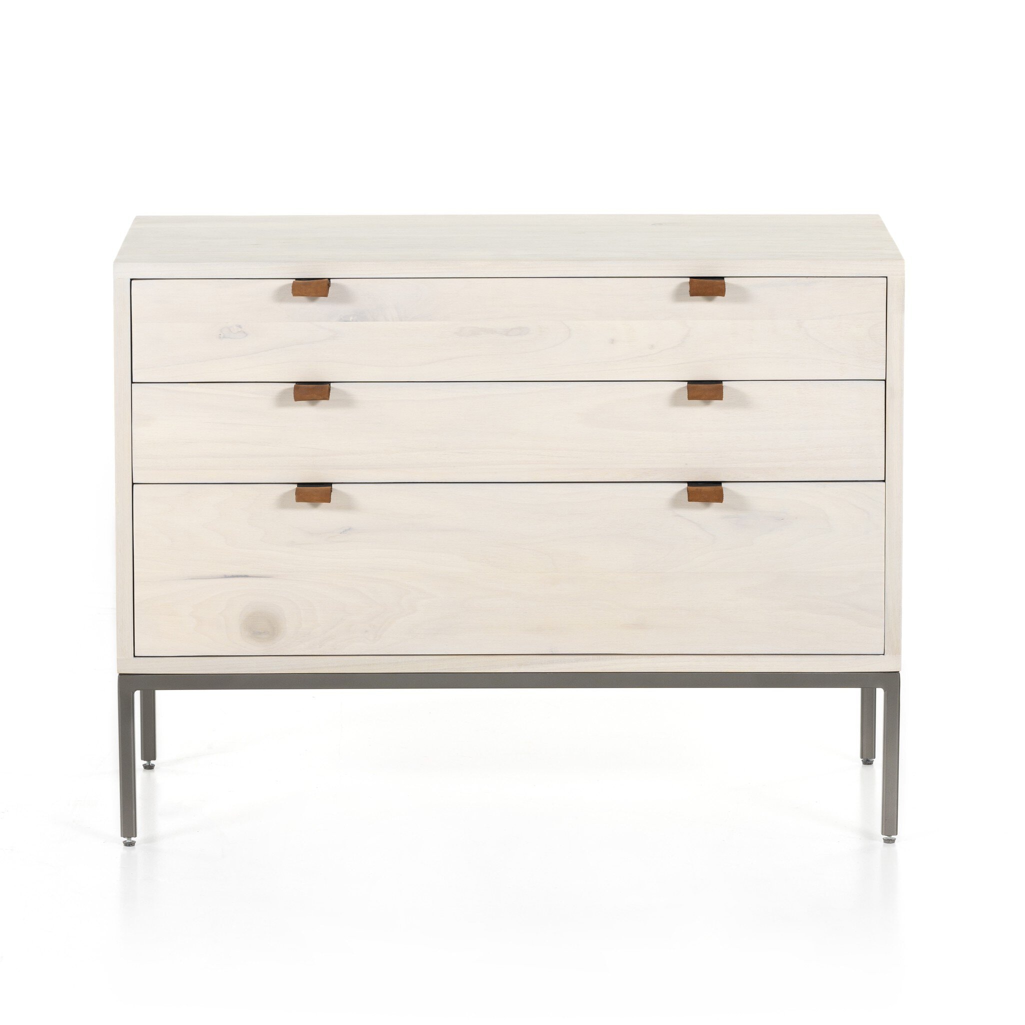 Four Hands Furniture Trey Large Nightstand - Dove Poplar 230316-006