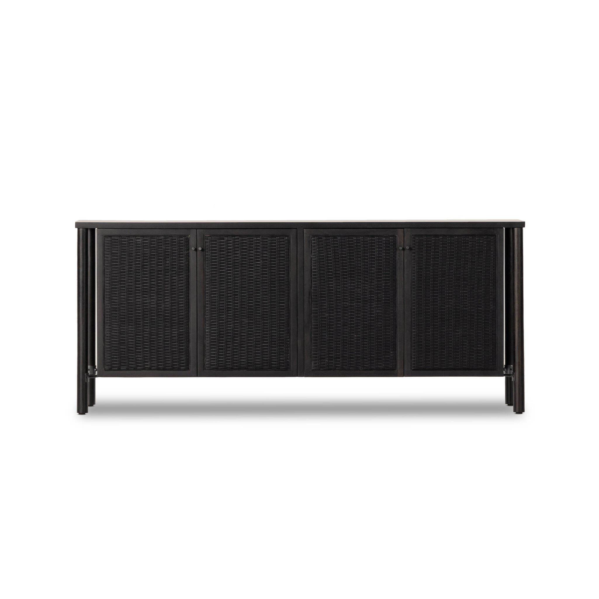 Four Hands Furniture Veta Sideboard-Black Cane 230334-002