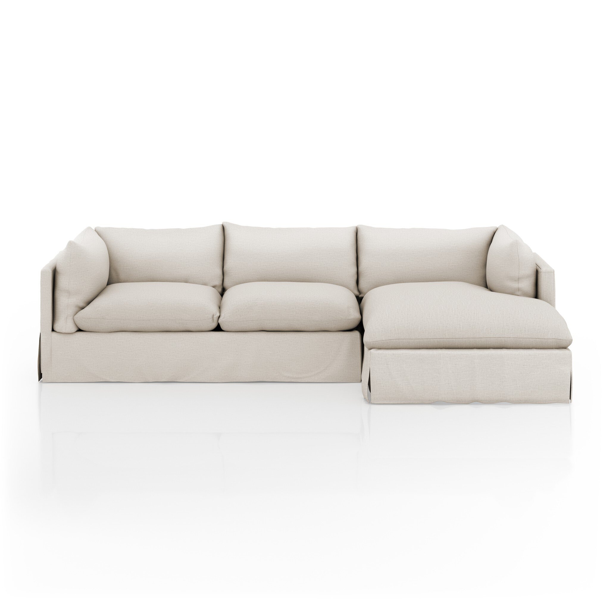 Four Hands Furniture Habitat 2pc Raf Sectional-112